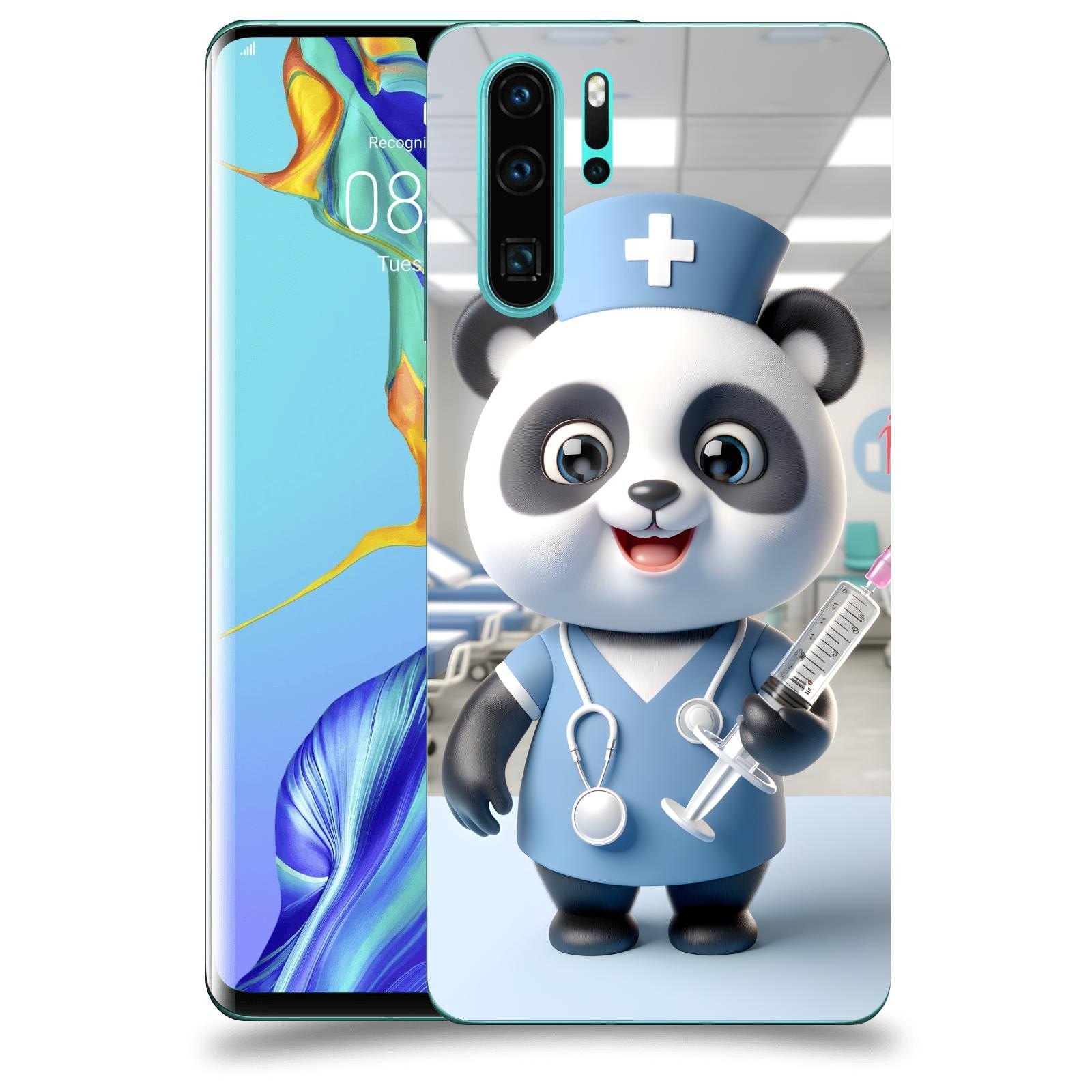 ACOVER Kryt na mobil Huawei P30 Pro - Panda doktor 2