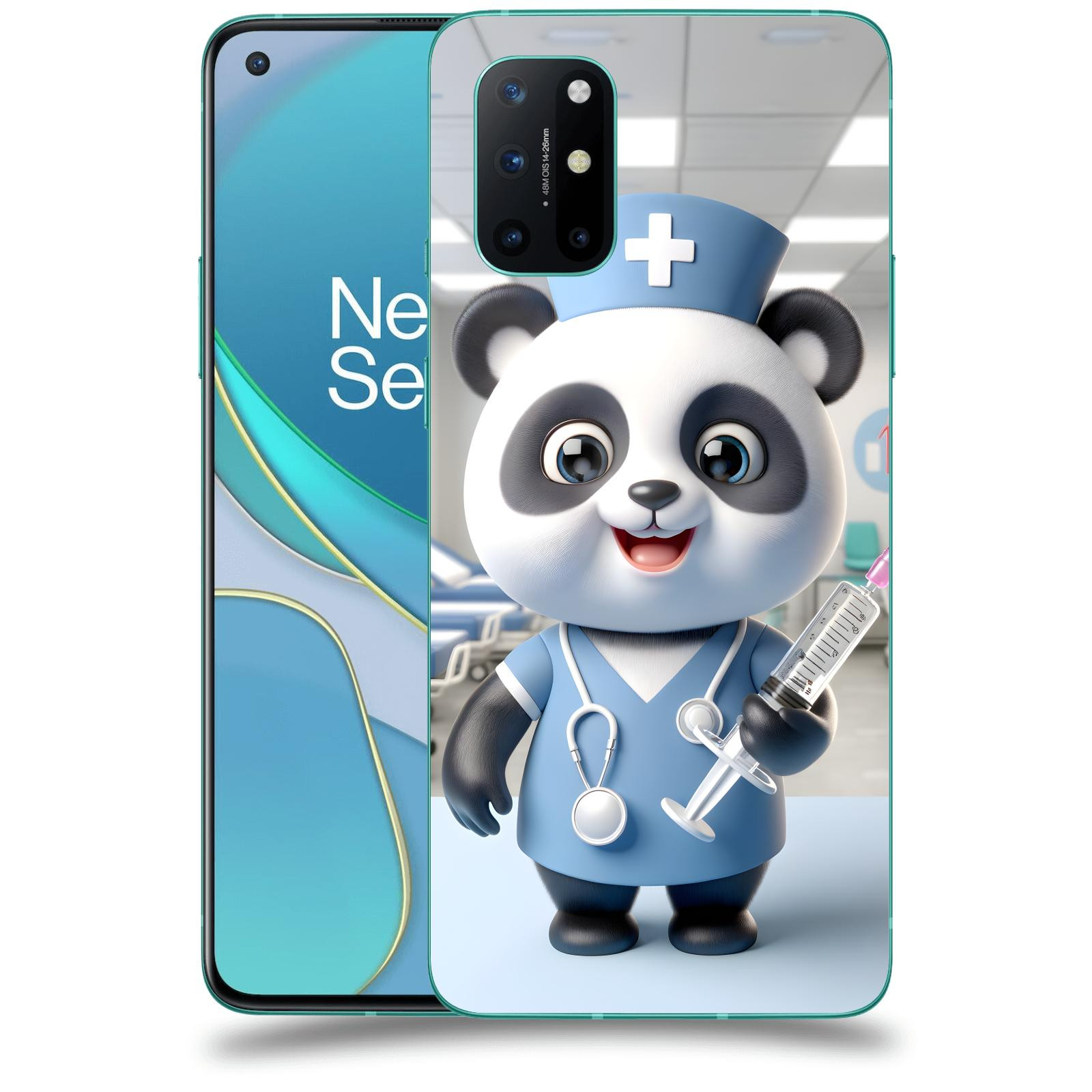 ACOVER Kryt na mobil OnePlus 8T - Panda doktor 2
