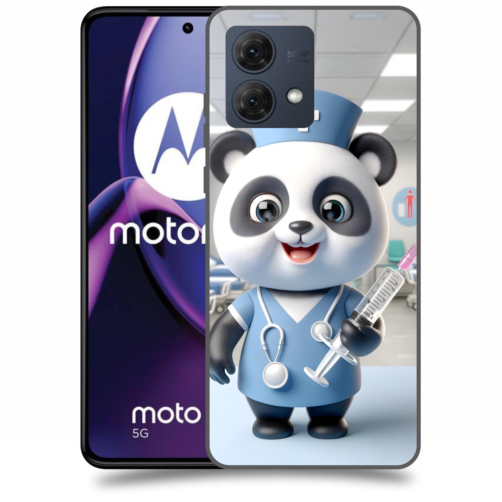 ACOVER Kryt na mobil Motorola Moto G84 5G - Panda doktor 2
