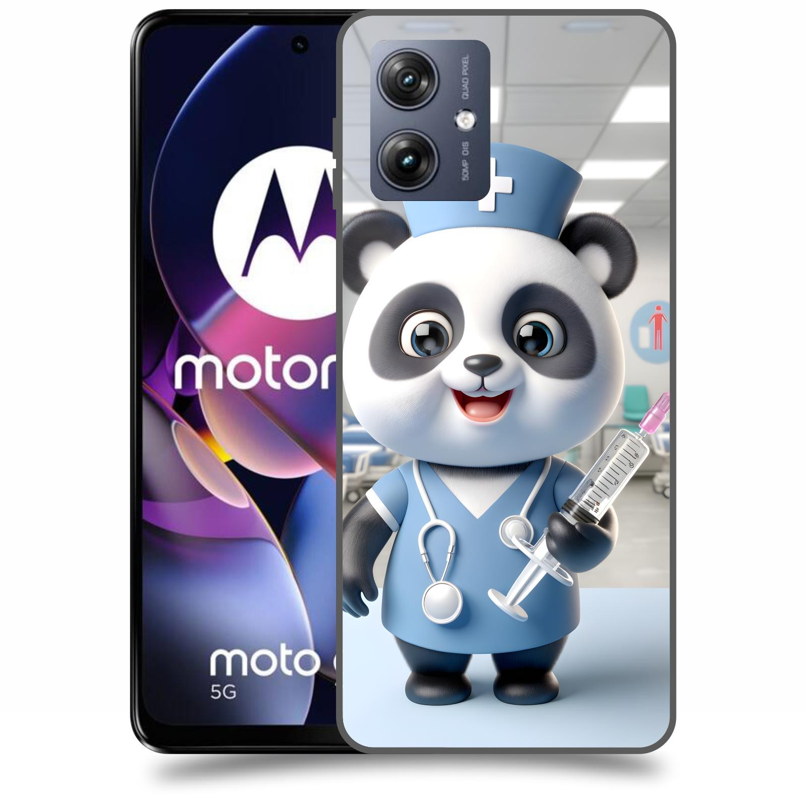 ACOVER Kryt na mobil Motorola Moto G54 5G - Panda doktor 2