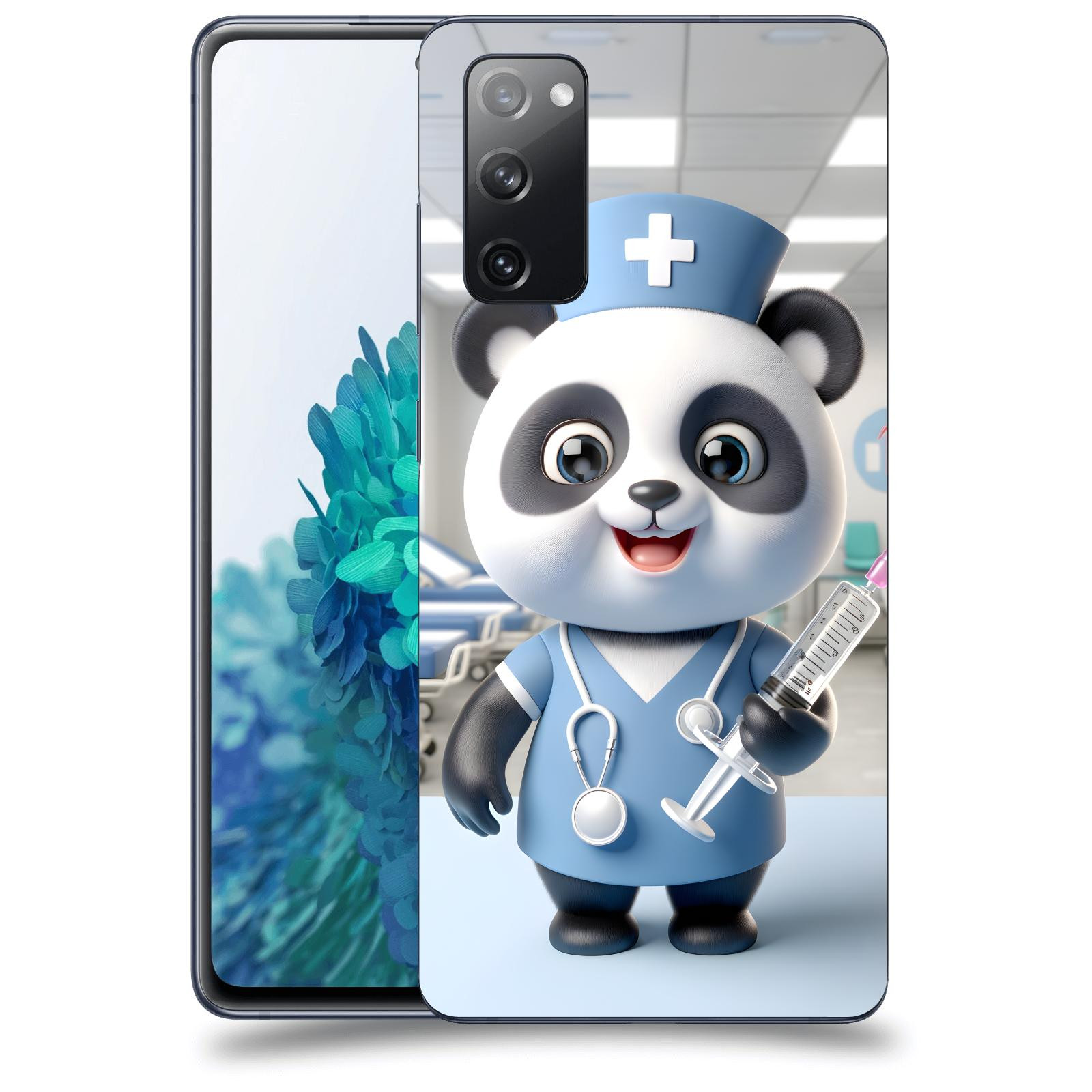 ACOVER Kryt na mobil Samsung Galaxy S20 FE - Panda doktor 2