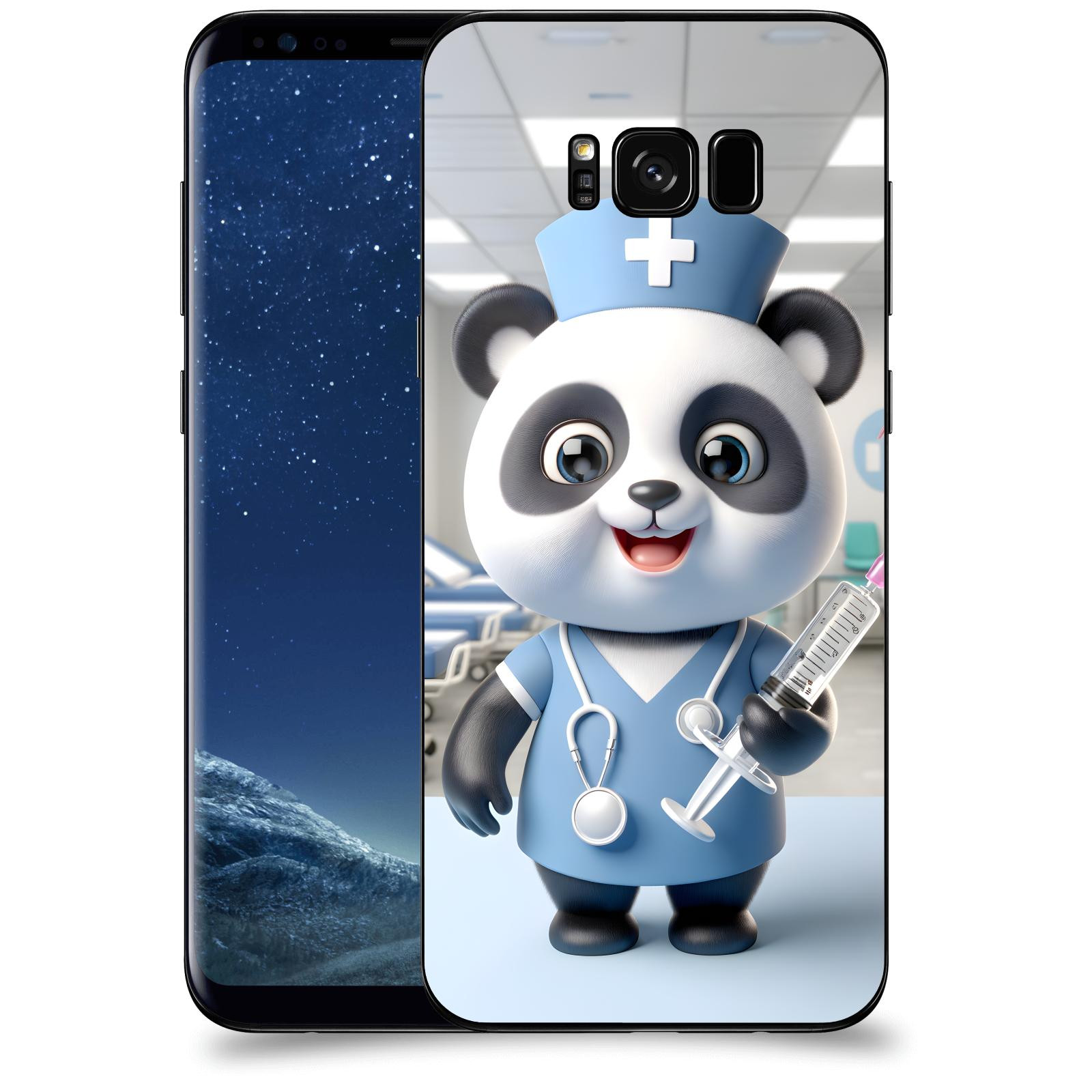 ACOVER Kryt na mobil Samsung Galaxy S8+ G955F - Panda doktor 2