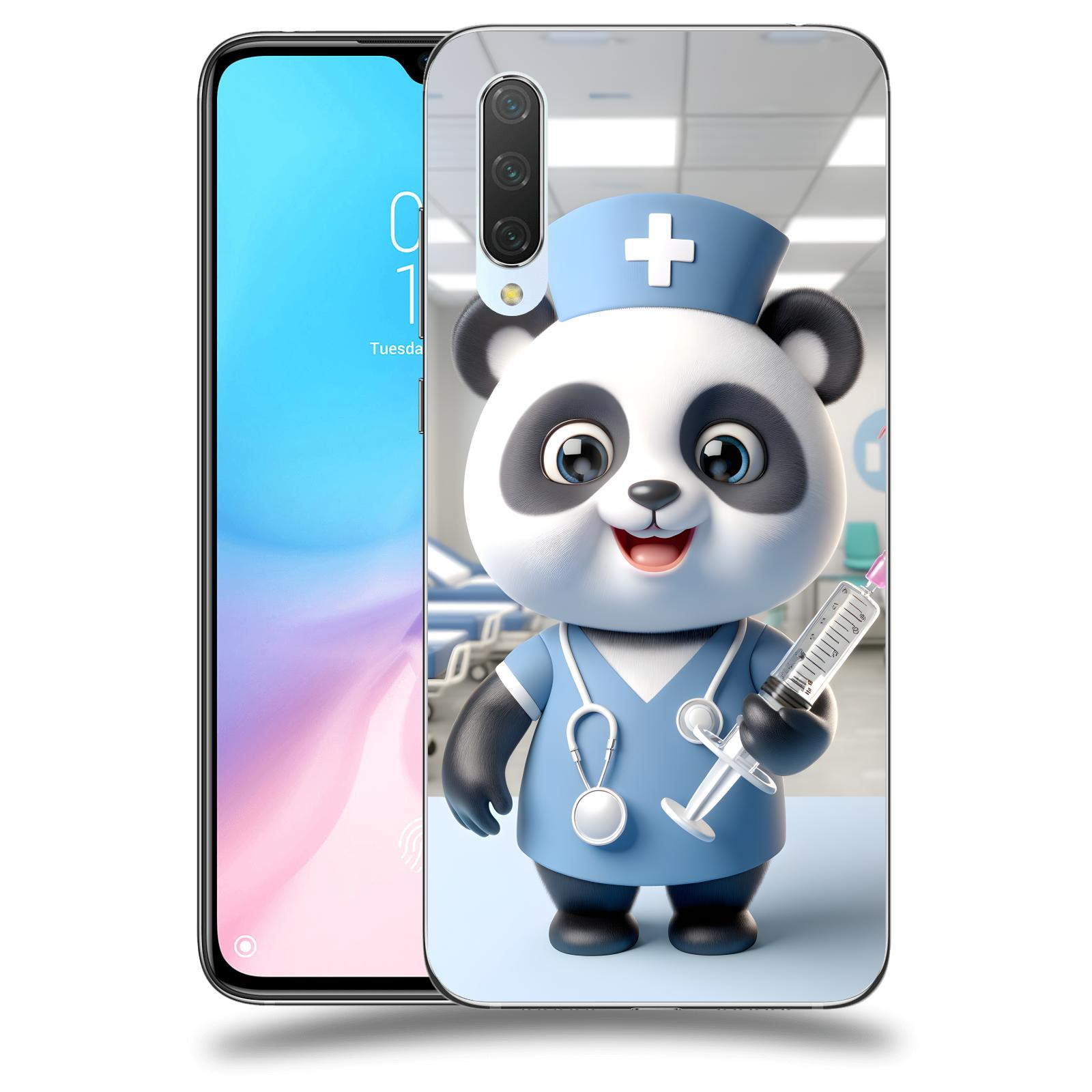 ACOVER Kryt na mobil Xiaomi Mi 9 Lite - Panda doktor 2