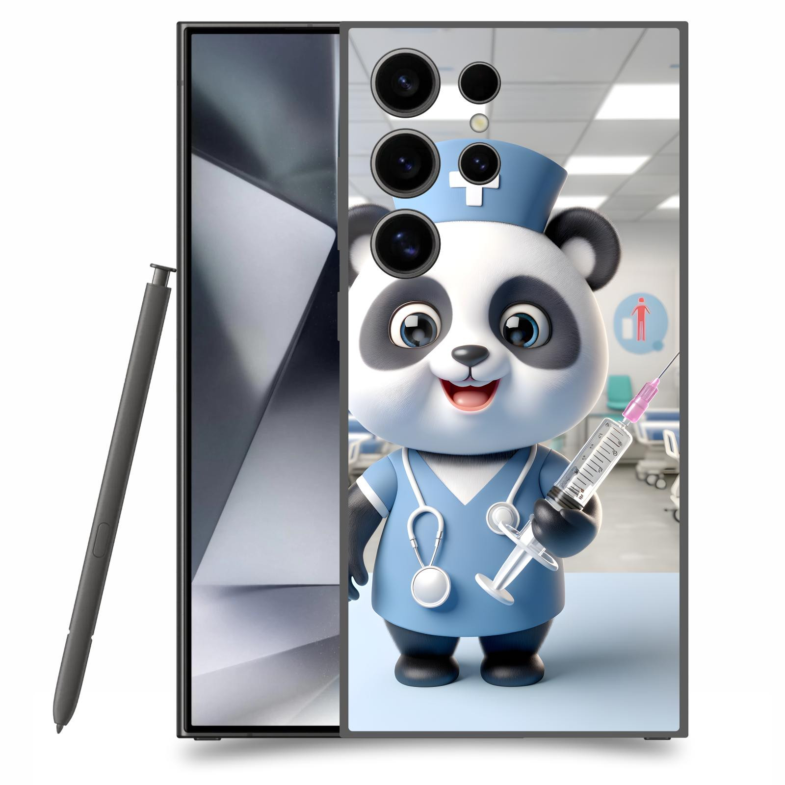ACOVER Kryt na mobil Samsung Galaxy S24 Ultra - Panda doktor 2