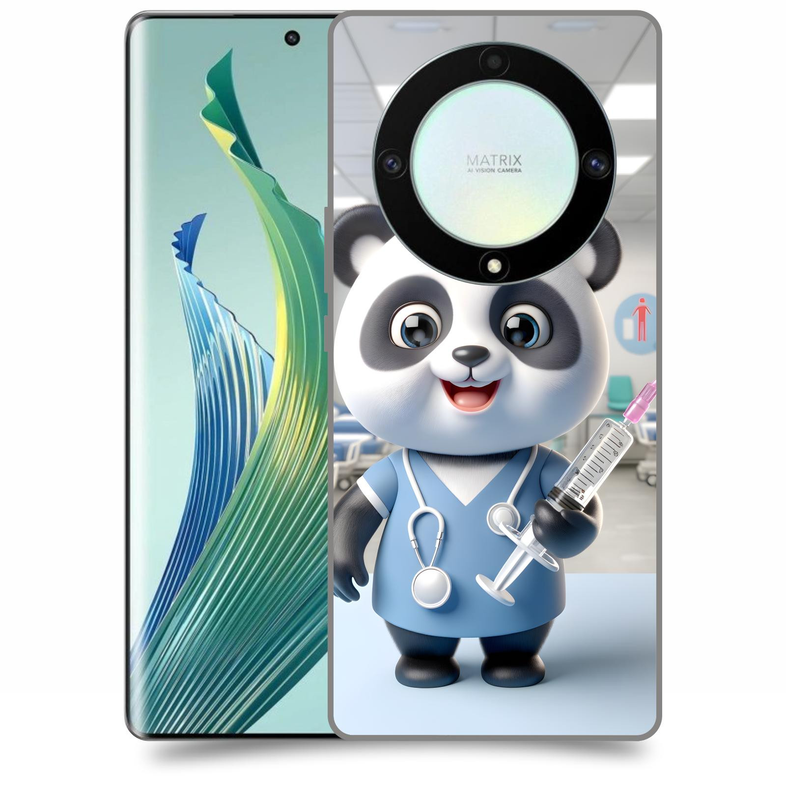 ACOVER Kryt na mobil Honor Magic 5 Lite 5G - Panda doktor 2