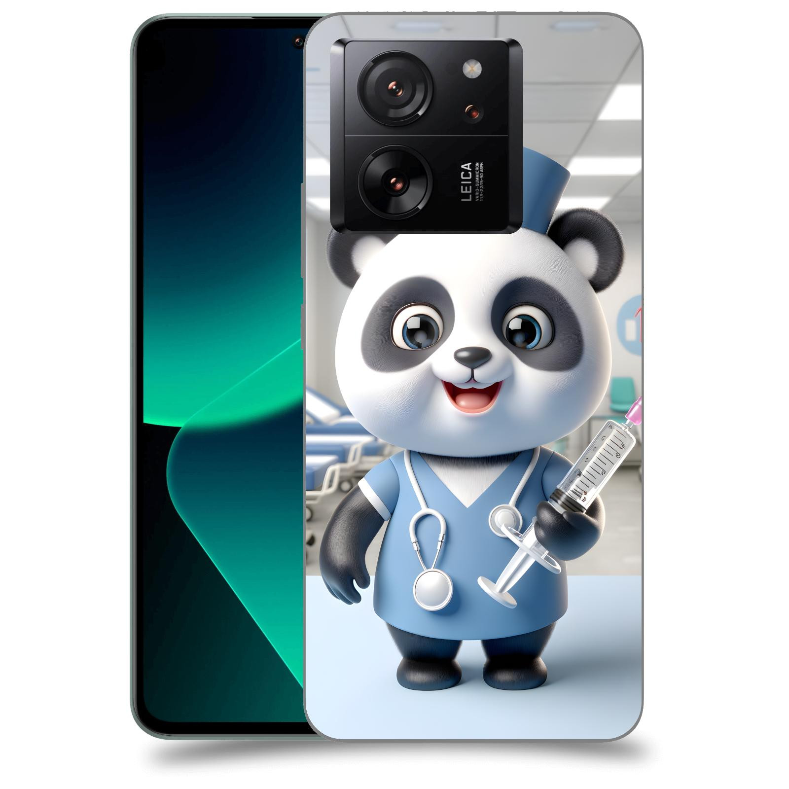 ACOVER Kryt na mobil Xiaomi 13T pro - Panda doktor 2
