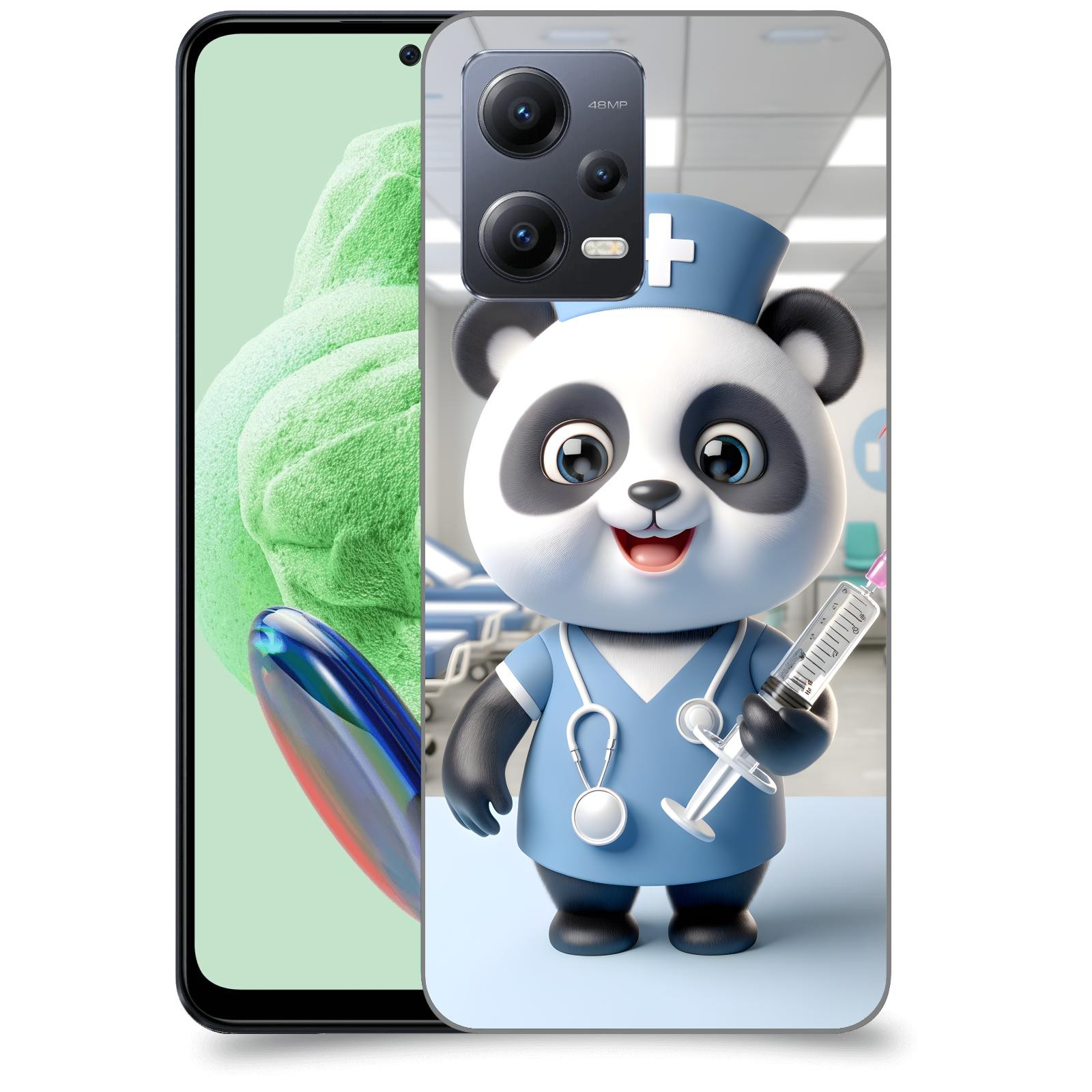 ACOVER Kryt na mobil Xiaomi Redmi Note 12 5G - Panda doktor 2