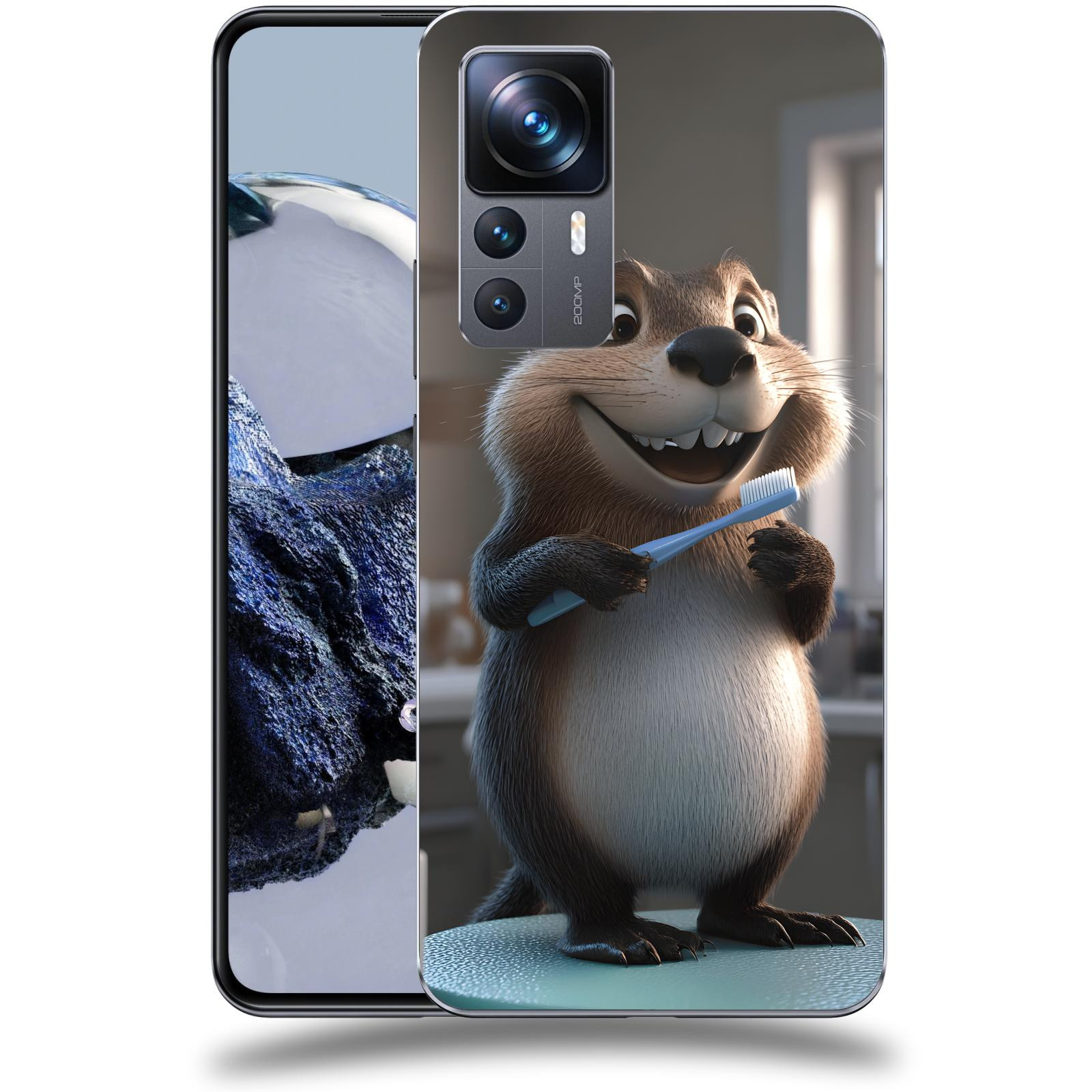 ACOVER Kryt na mobil Xiaomi 12T Pro - Bobr zubař