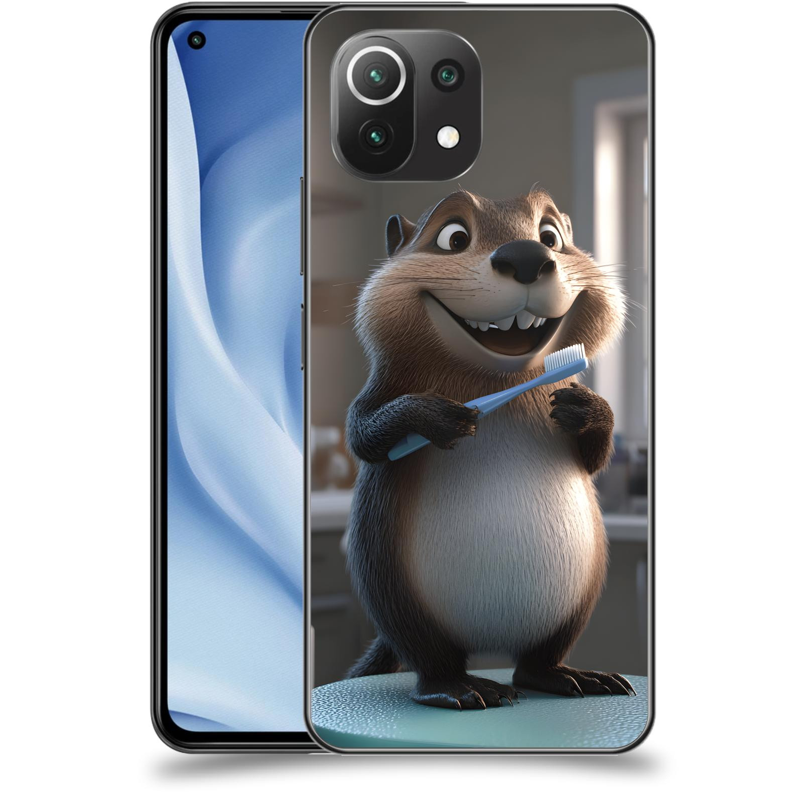ACOVER Kryt na mobil Xiaomi Mi 11 Lite - Bobr zubař