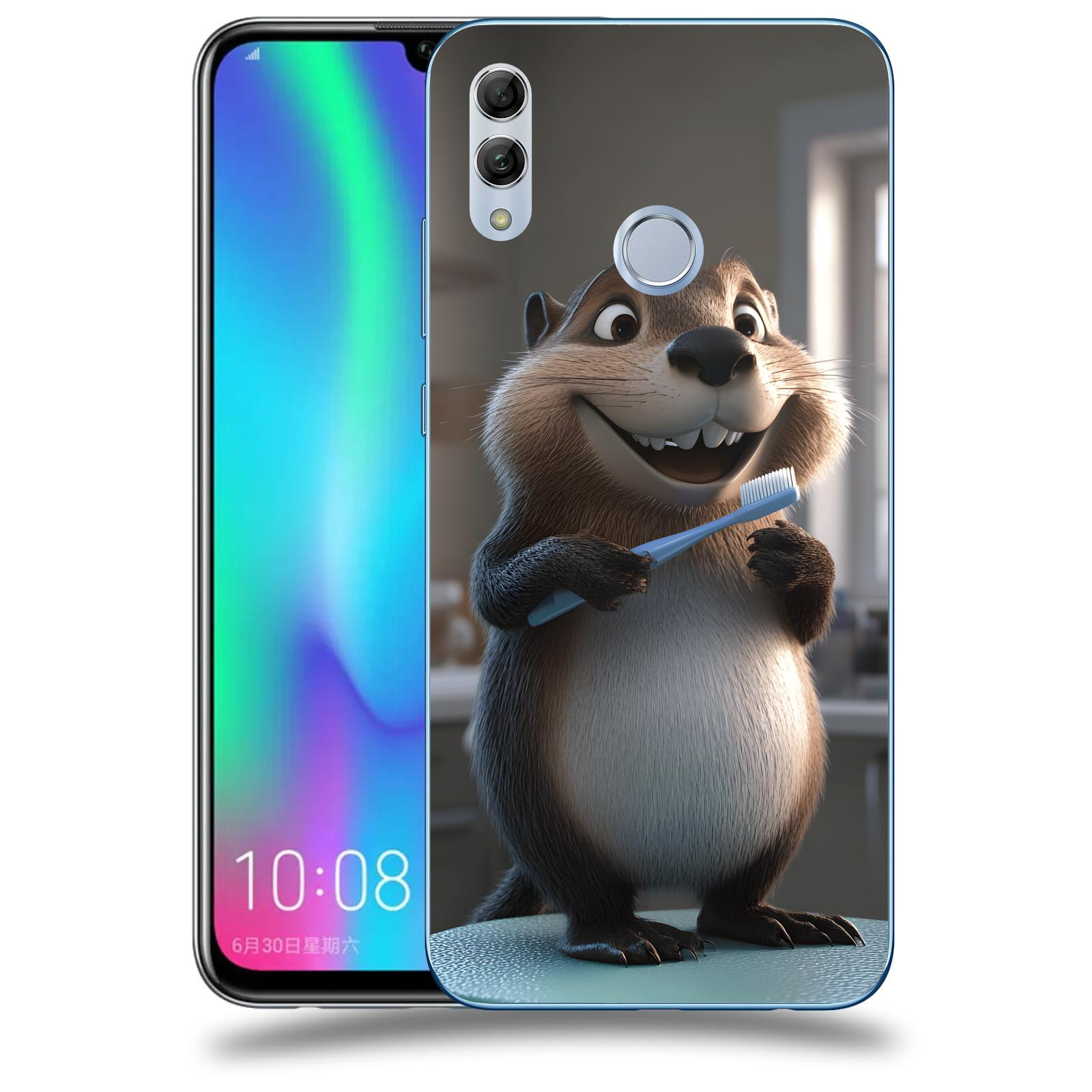 ACOVER Kryt na mobil Honor 10 Lite - Bobr zubař