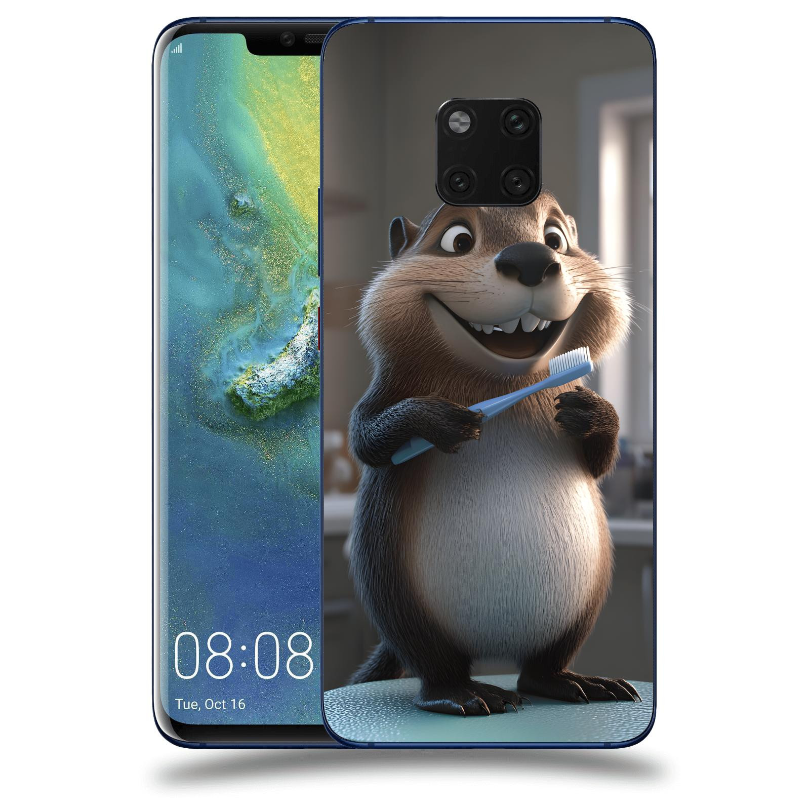 ACOVER Kryt na mobil Huawei Mate 20 Pro - Bobr zubař