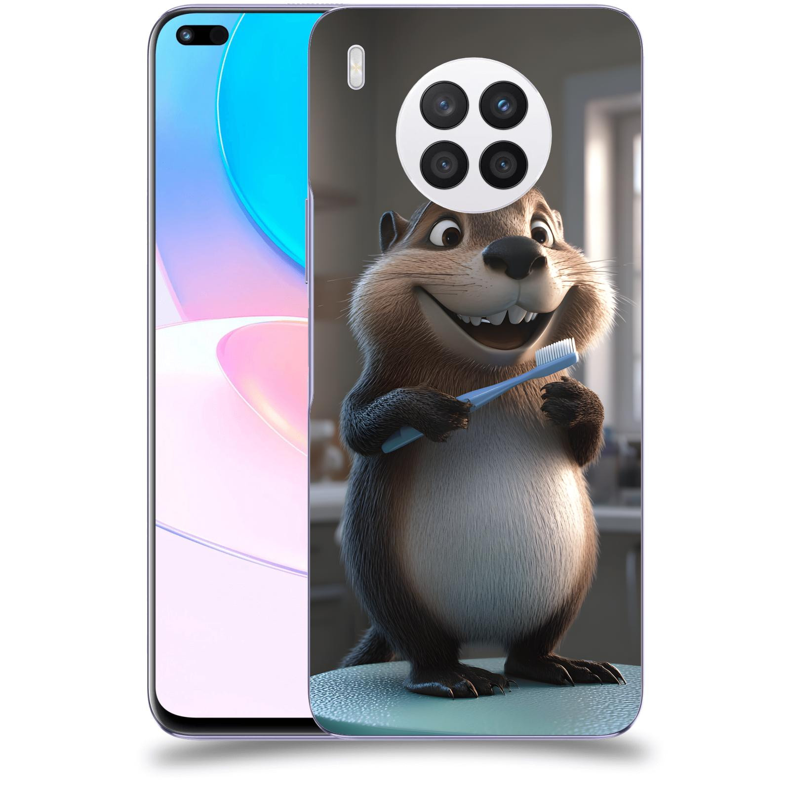 ACOVER Kryt na mobil Huawei Nova 8i - Bobr zubař