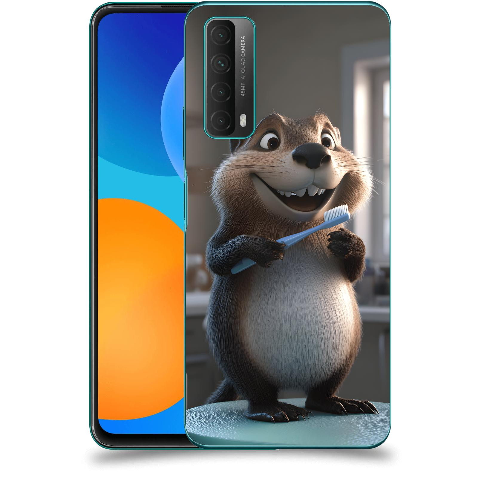 ACOVER Kryt na mobil Huawei P Smart 2021 - Bobr zubař