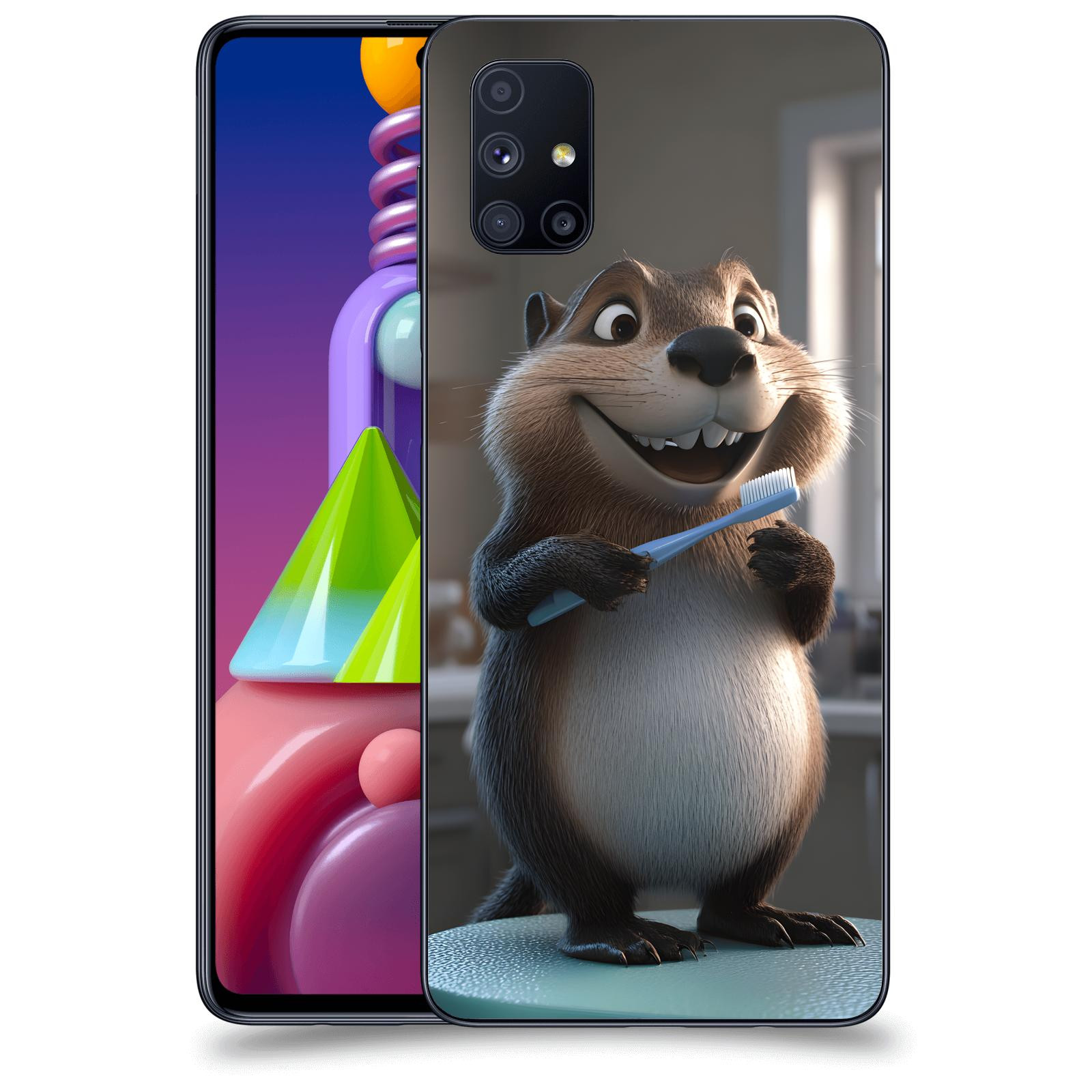 ACOVER Kryt na mobil Samsung Galaxy M51 M515F - Bobr zubař