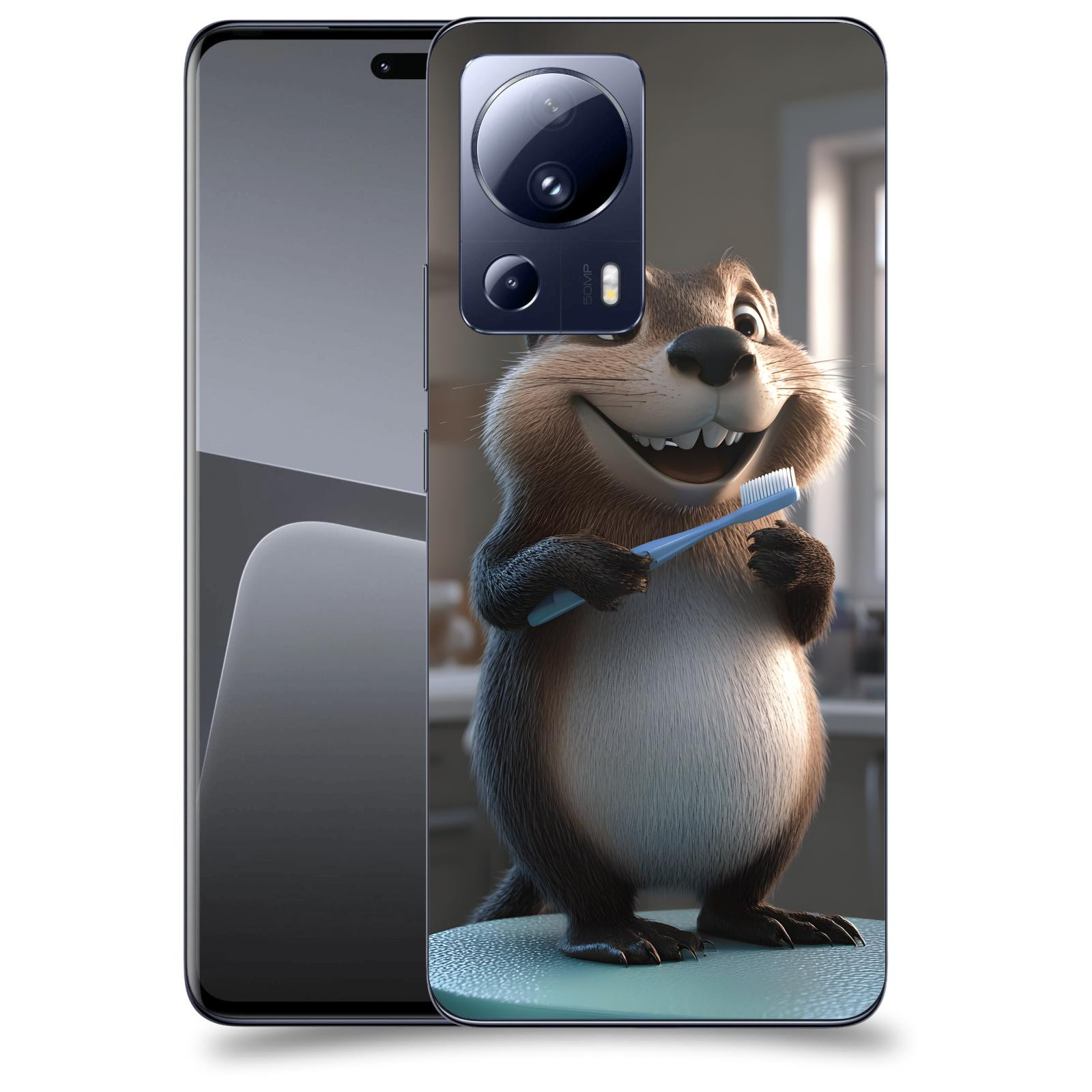 ACOVER Kryt na mobil Xiaomi 13 Lite - Bobr zubař