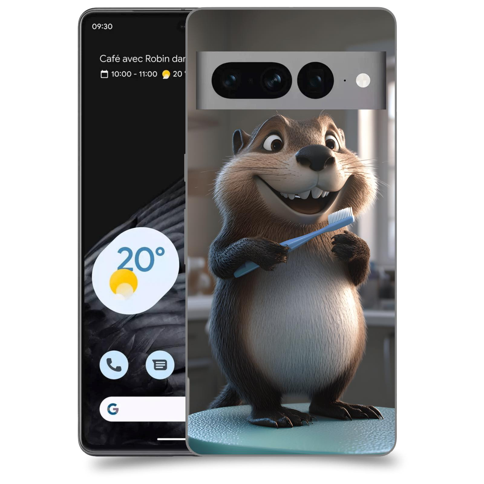 ACOVER Kryt na mobil Google pixel 7 pro - Bobr zubař