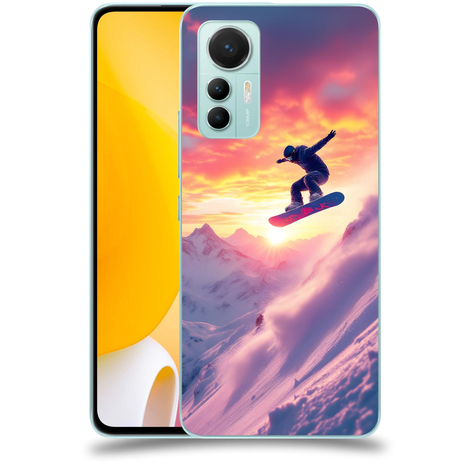 ACOVER Kryt na mobil Xiaomi 12 Lite - Snowboard