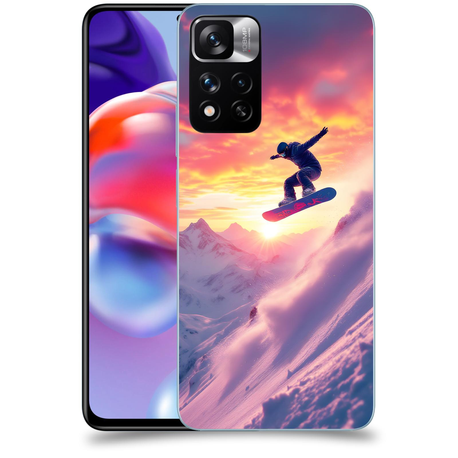 ACOVER Kryt na mobil Xiaomi Redmi Note 11 Pro+ 5G - Snowboard