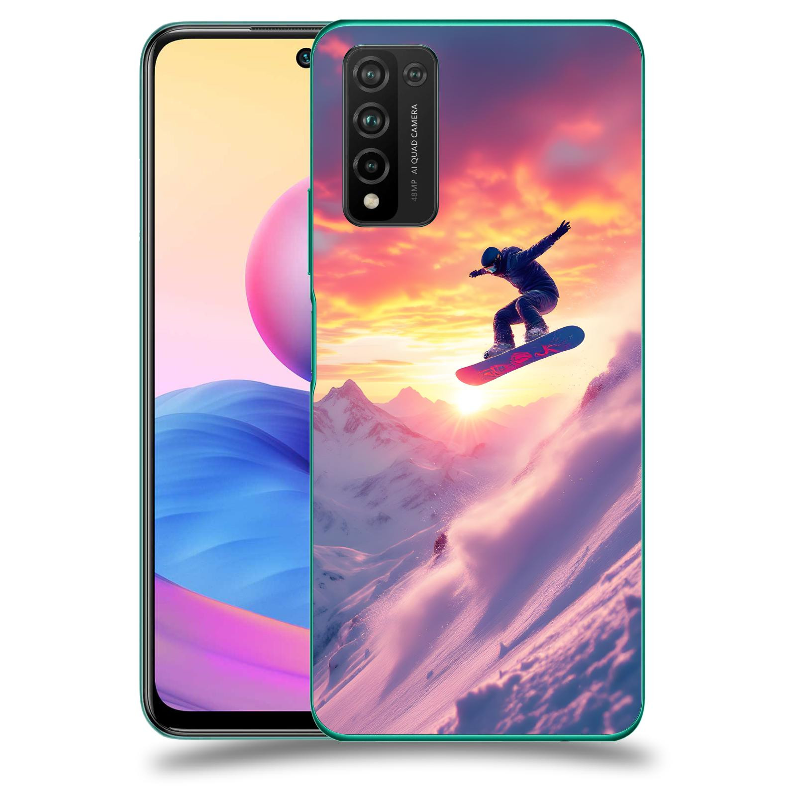 ACOVER Kryt na mobil Honor 10X Lite - Snowboard