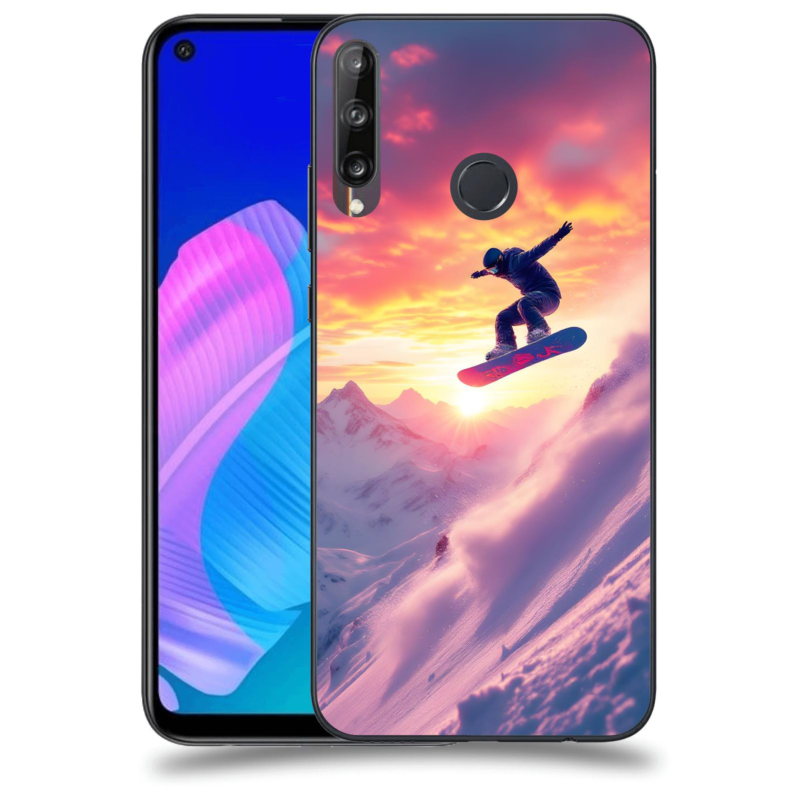 ACOVER Kryt na mobil Huawei P40 Lite E - Snowboard