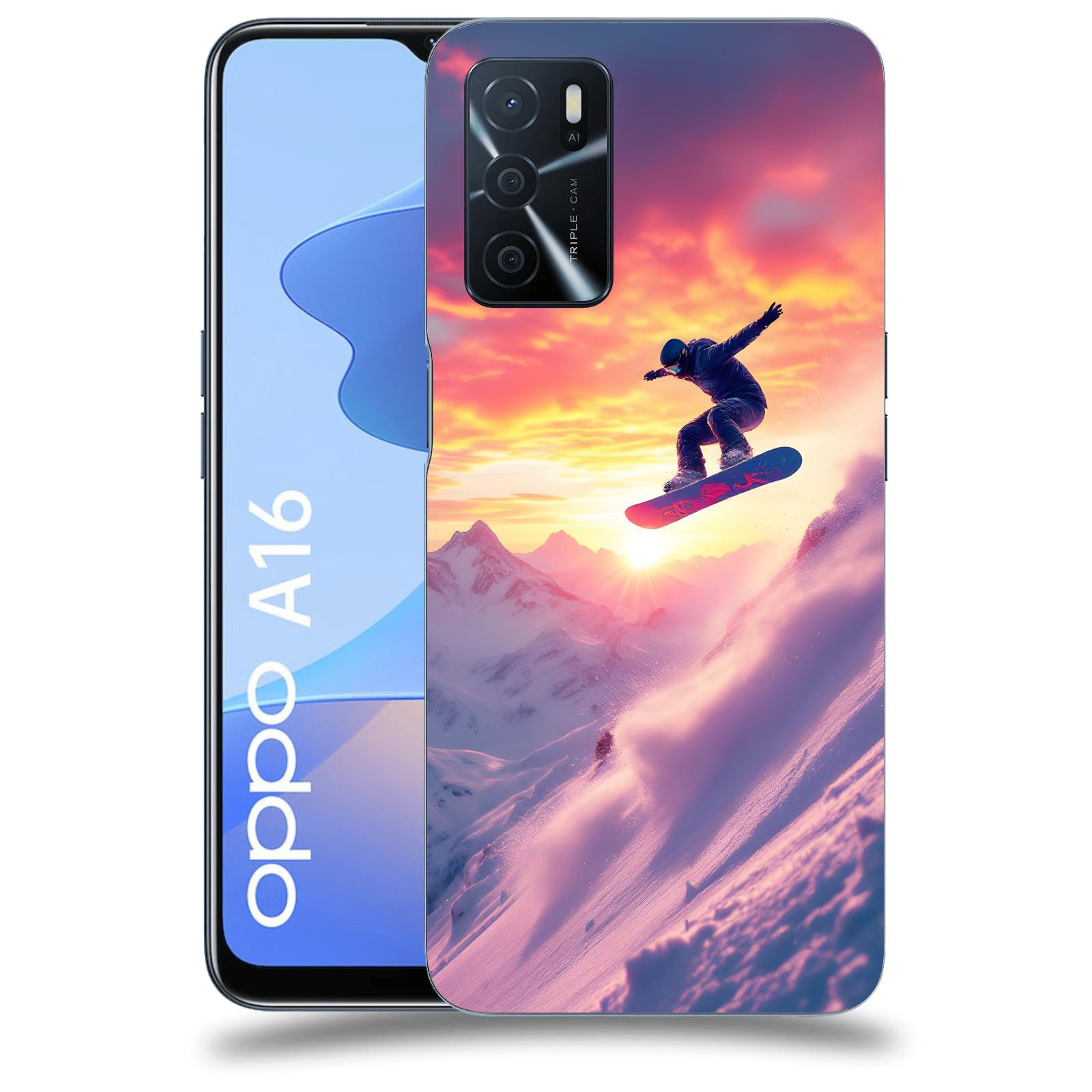 ACOVER Kryt na mobil OPPO A16 - Snowboard