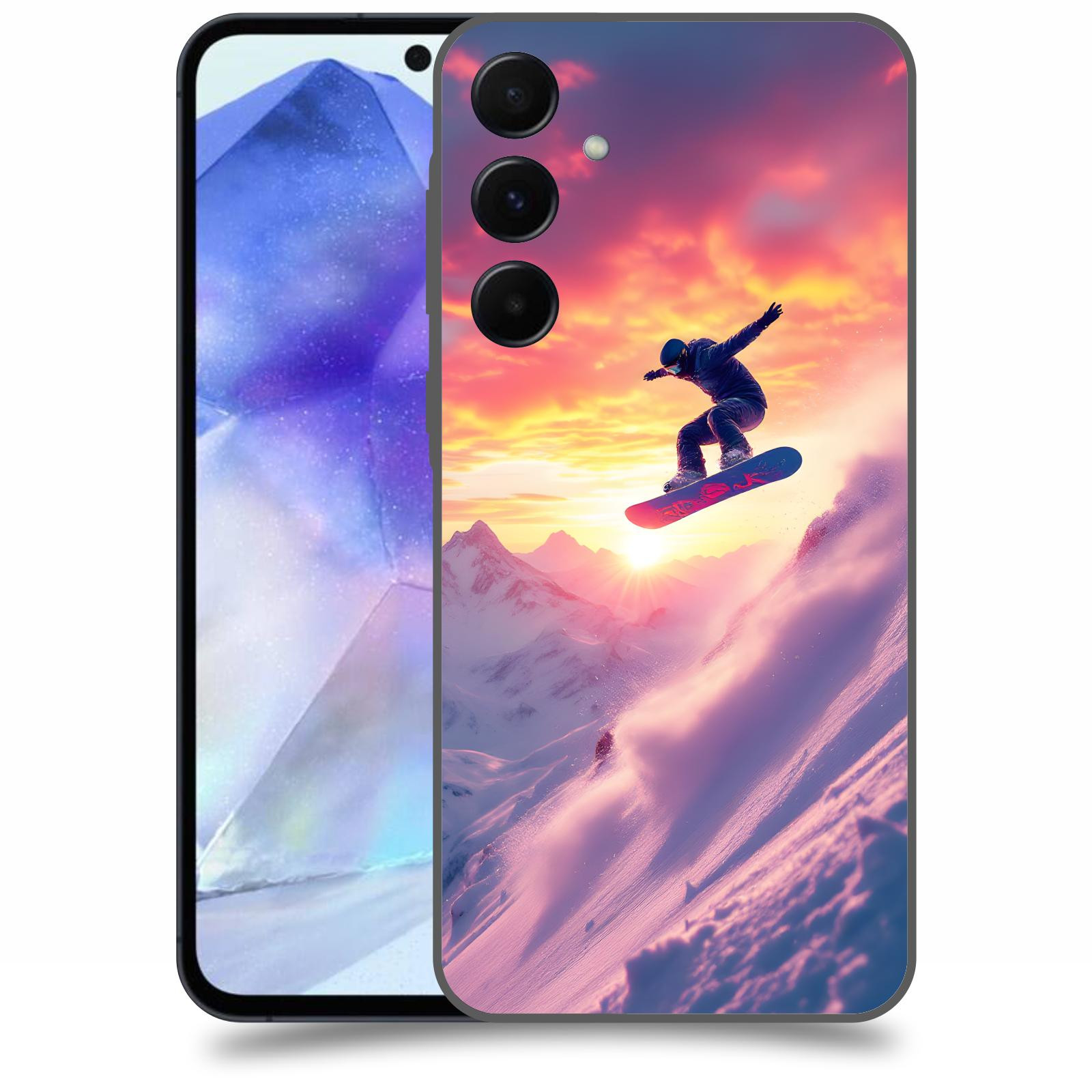 ACOVER Kryt na mobil Samsung Galaxy A55 5G - Snowboard