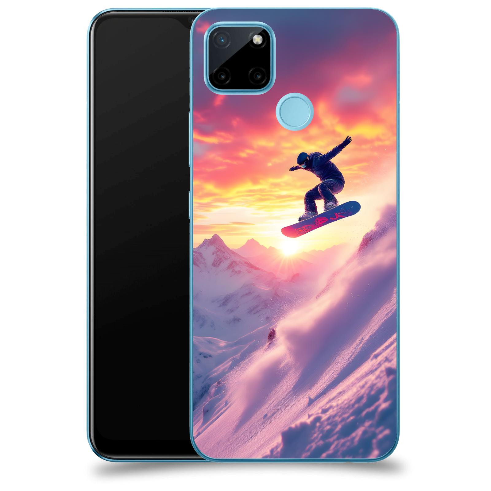 ACOVER Kryt na mobil Realme C21Y - Snowboard