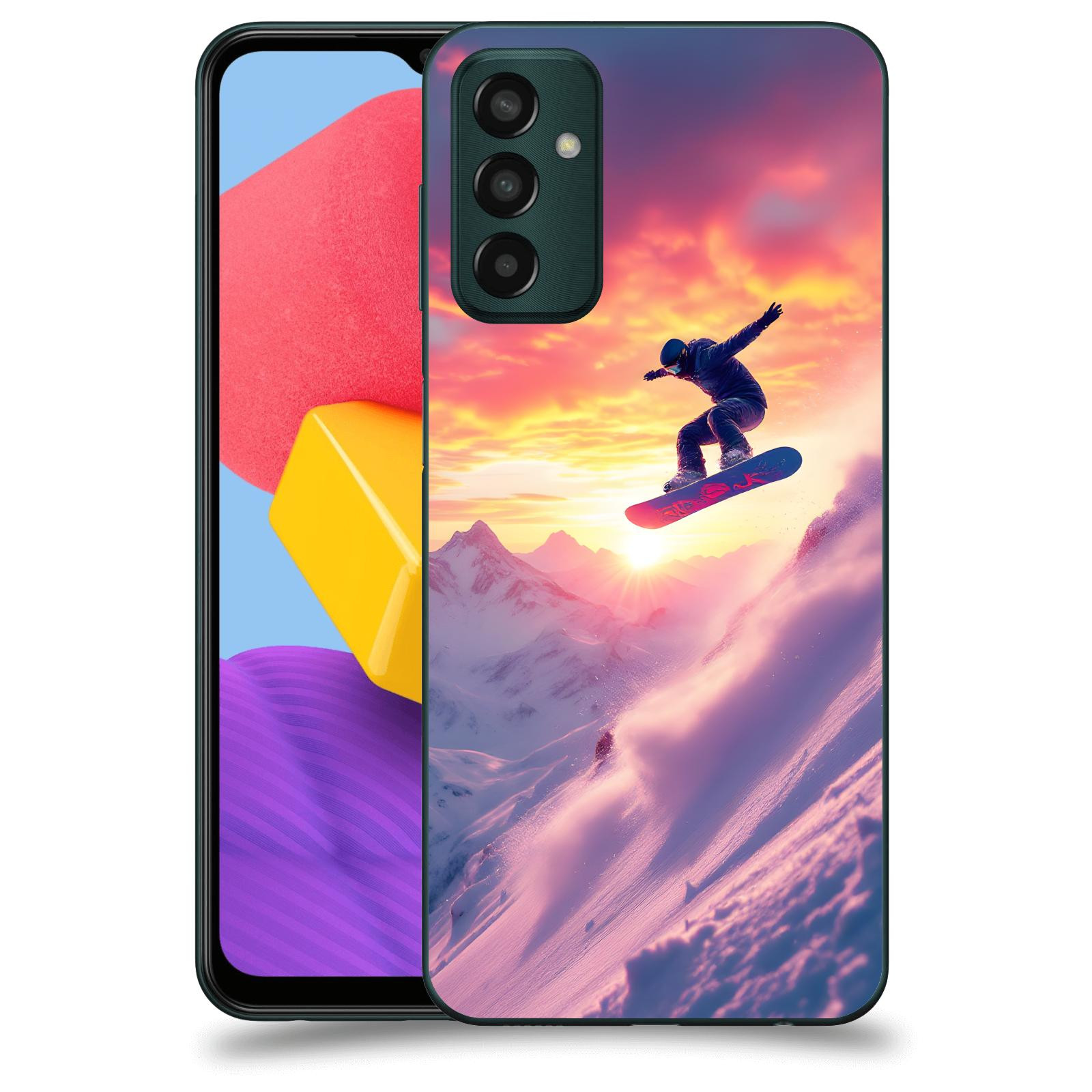 ACOVER Kryt na mobil Samsung Galaxy M13 M135F - Snowboard