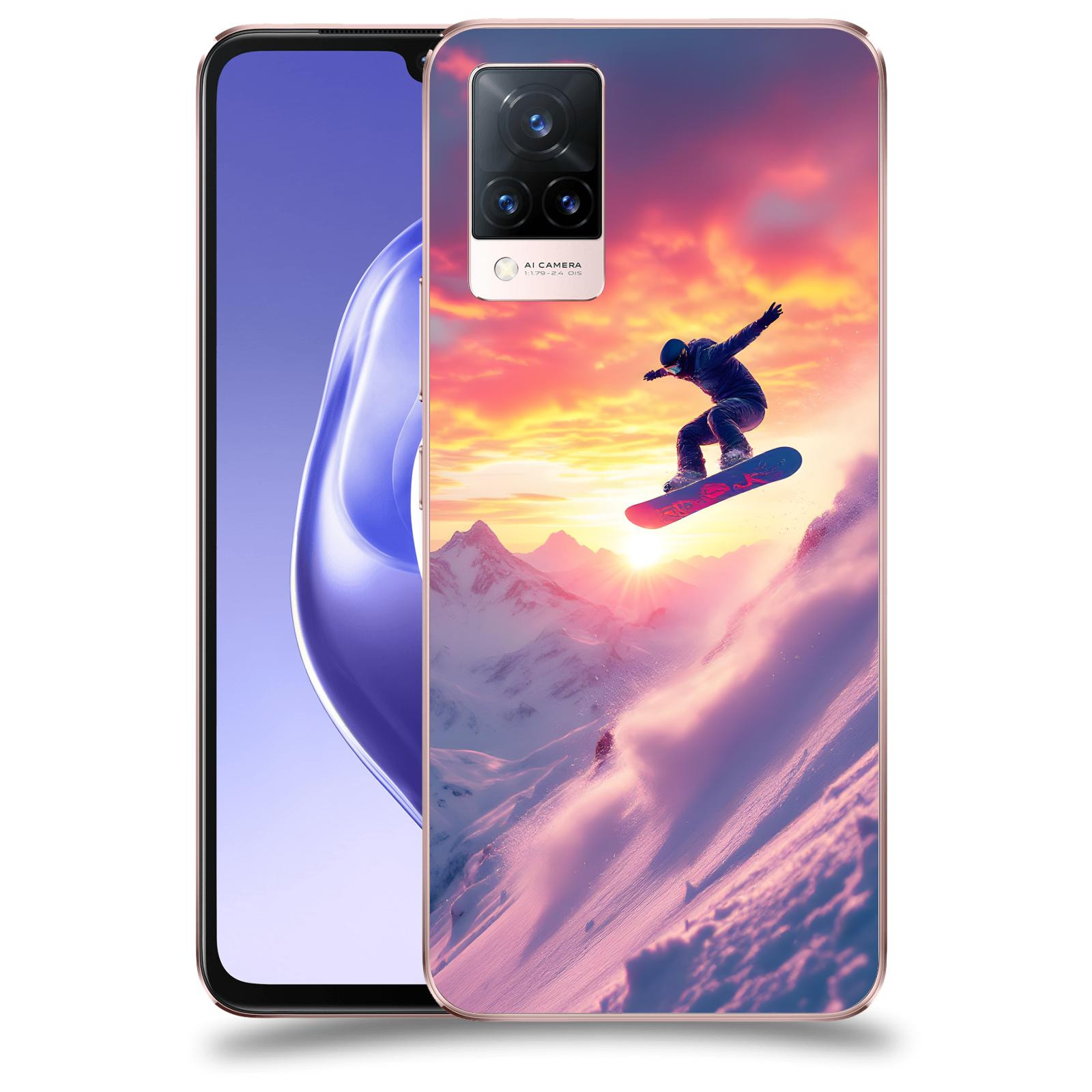ACOVER Kryt na mobil Vivo V21 5G - Snowboard