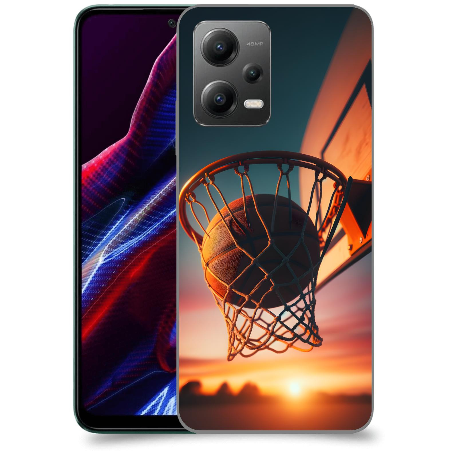 ACOVER Kryt na mobil Xiaomi Poco X5 - Basketball