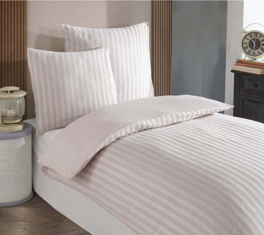 Béžové povlečení na jednolůžko 140x200 cm Road Potlu – Mijolnir