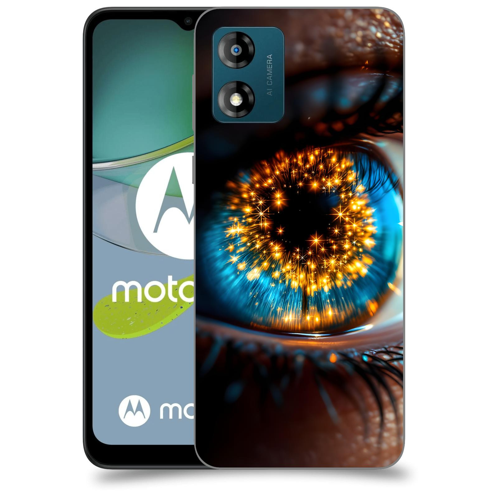 ACOVER Kryt na mobil Motorola Moto E13 - Sparkle in the eye