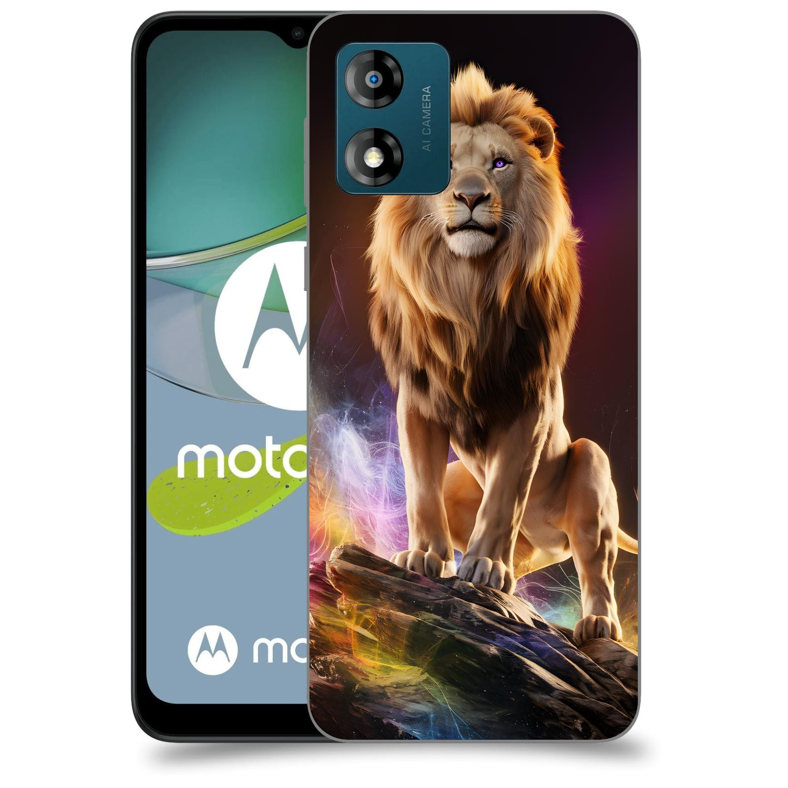 ACOVER Kryt na mobil Motorola Moto E13 - Magic Lion