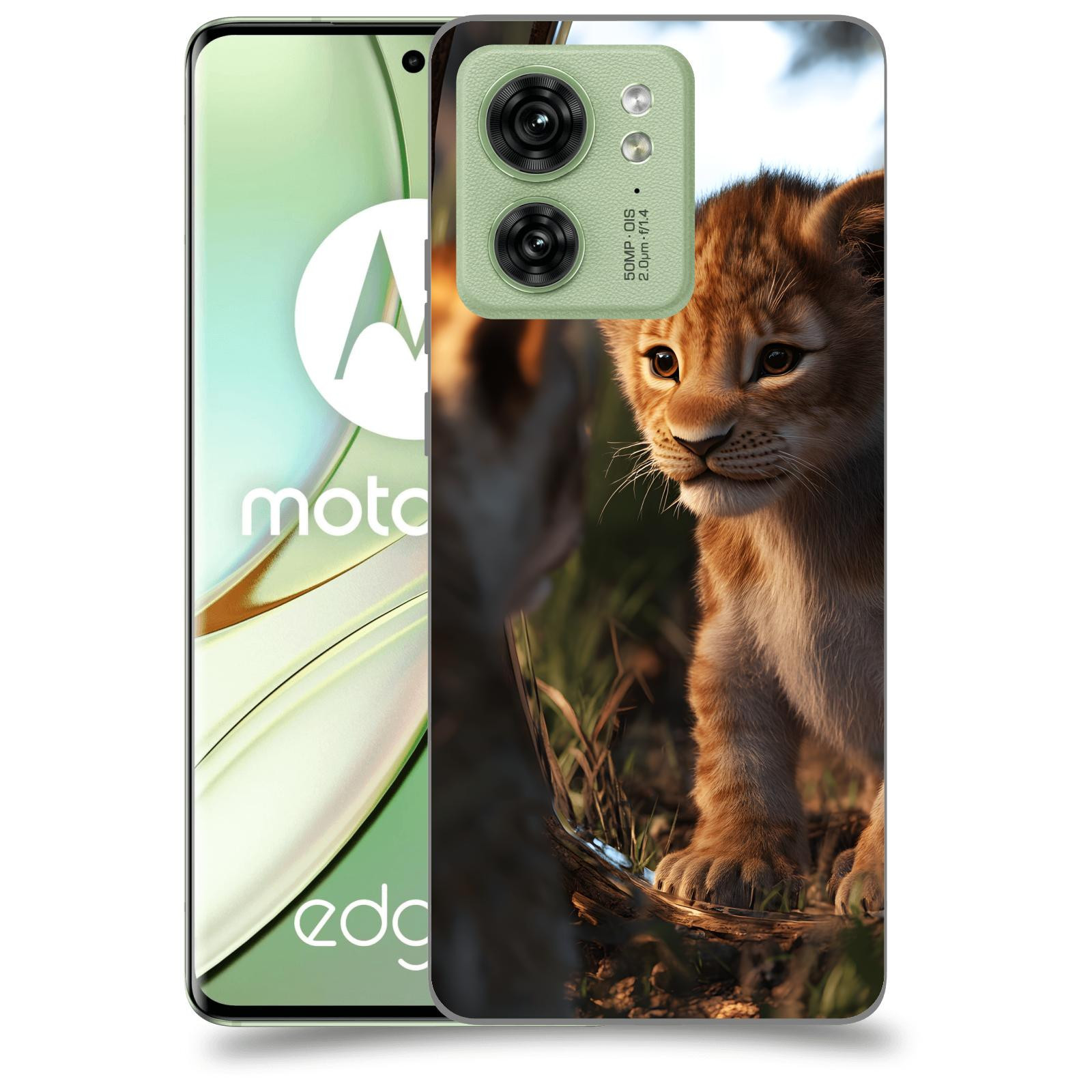 ACOVER Kryt na mobil Motorola EDGE 40 5G - Lvíče