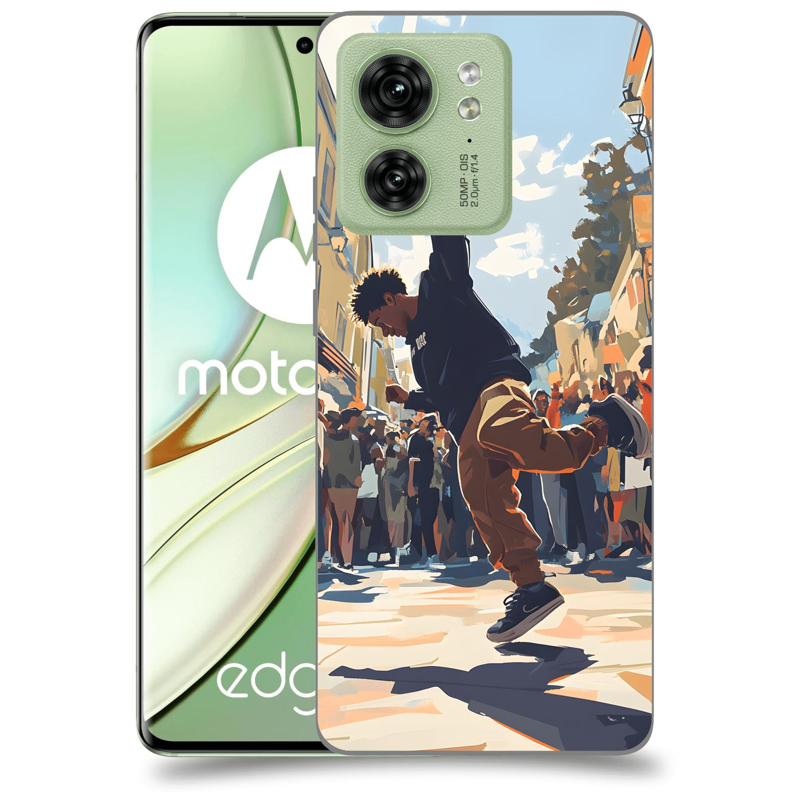 ACOVER Kryt na mobil Motorola EDGE 40 5G - Dance on the street