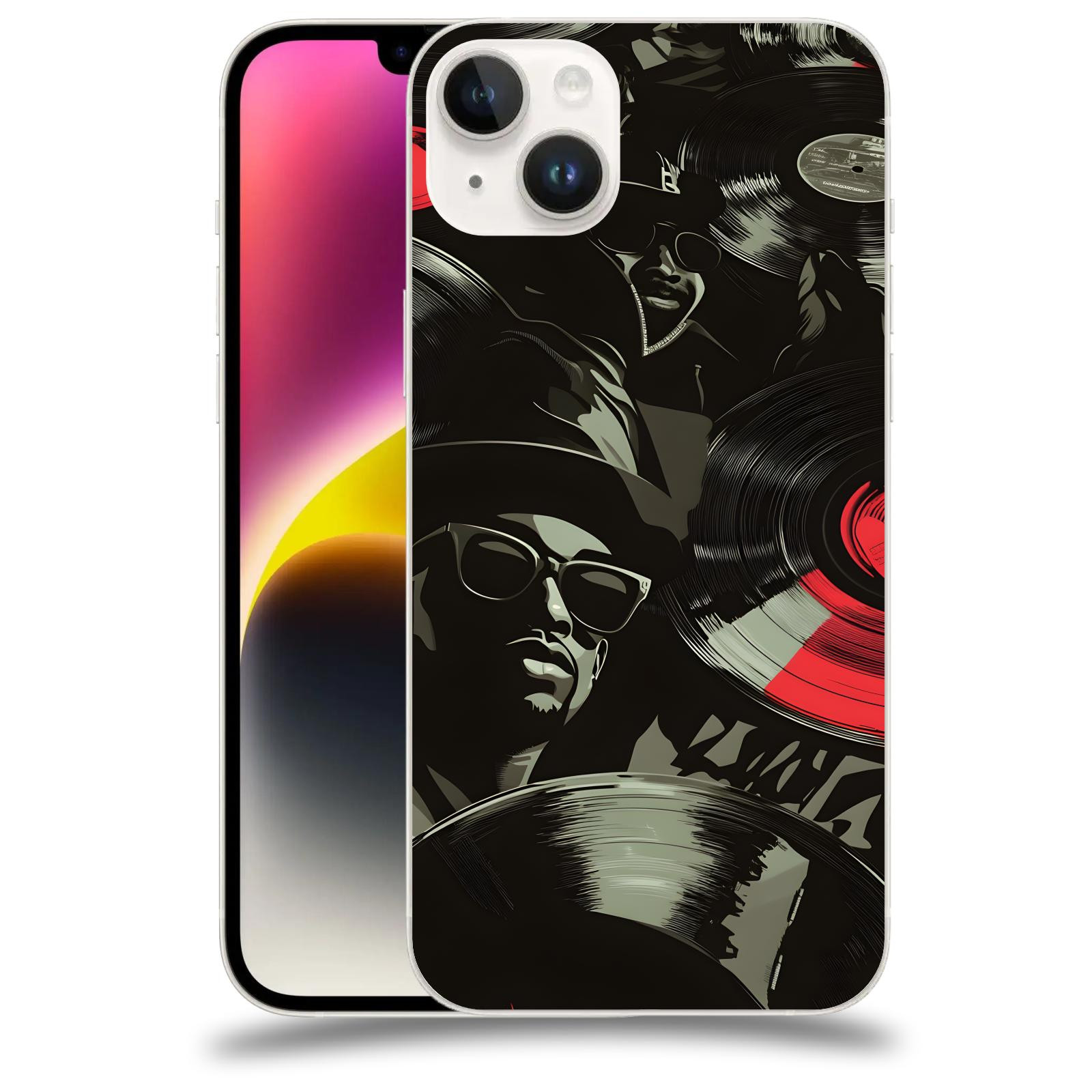 ACOVER Kryt na mobil Apple iPhone 14 Plus - Vinyl record 2