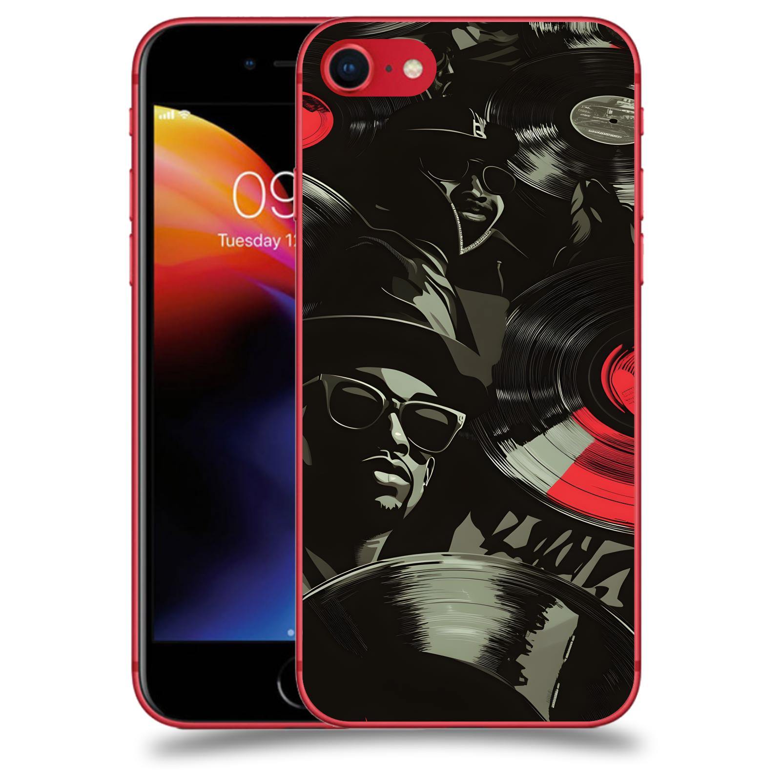 ACOVER Kryt na mobil Apple iPhone 8 - Vinyl record 2