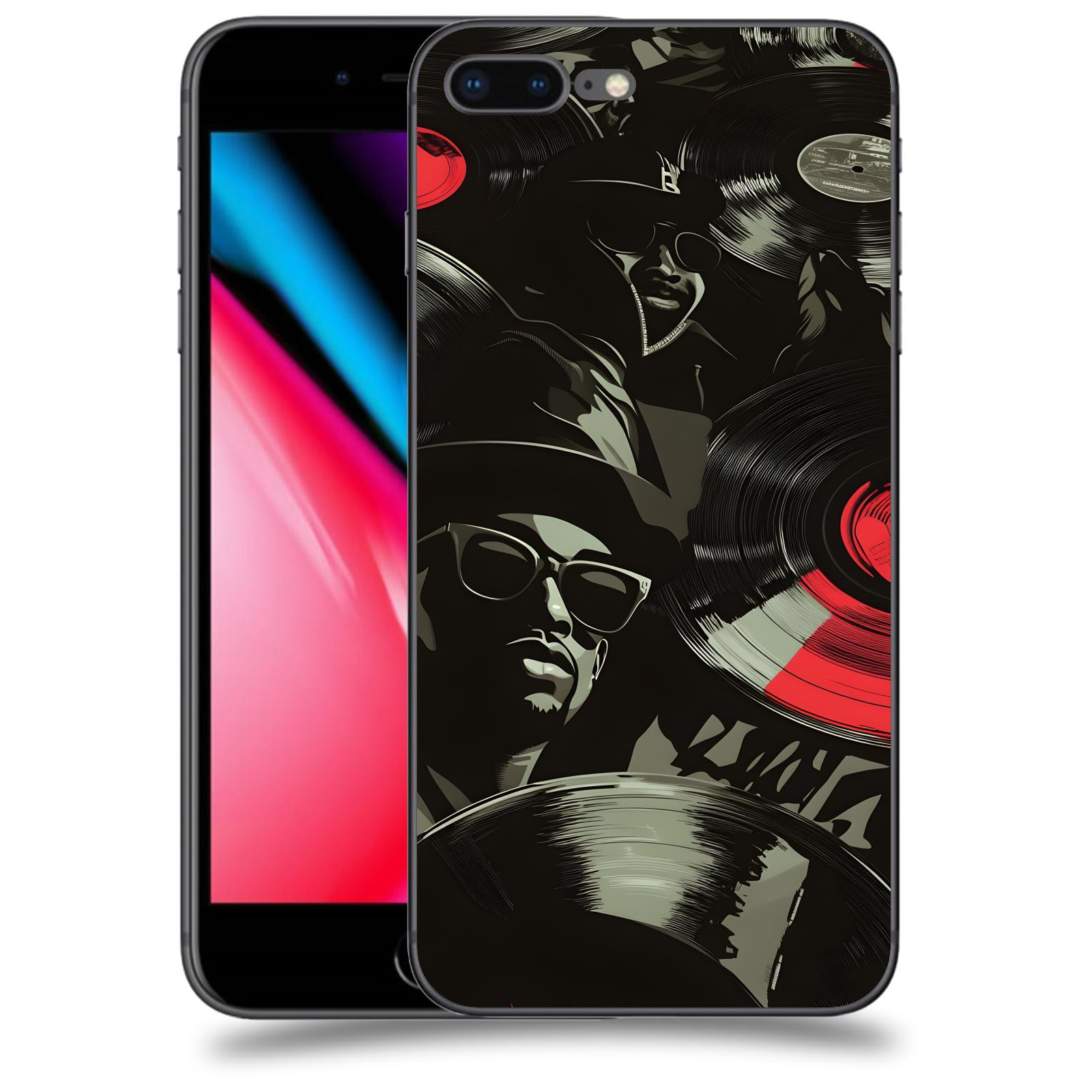 ACOVER Kryt na mobil Apple iPhone 8 Plus - Vinyl record 2