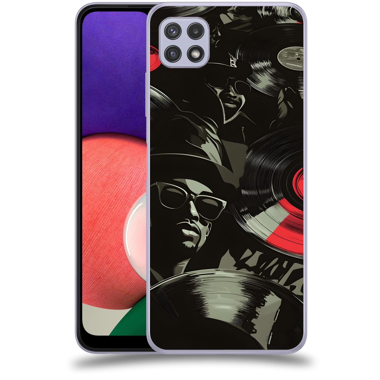 ACOVER Kryt na mobil Samsung Galaxy A22 5G A226B - Vinyl record 2