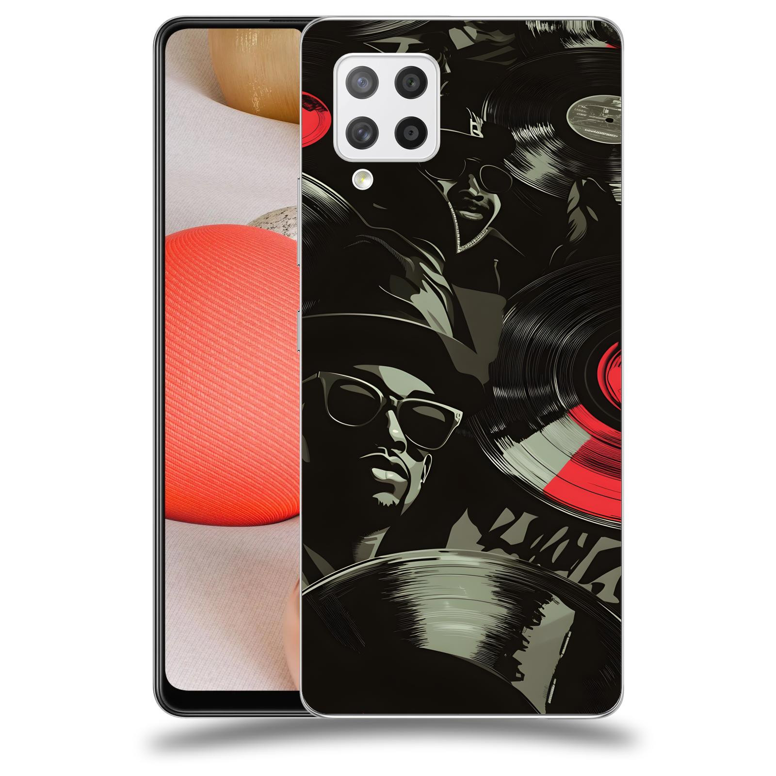 ACOVER Kryt na mobil Samsung Galaxy A42 A426B - Vinyl record 2