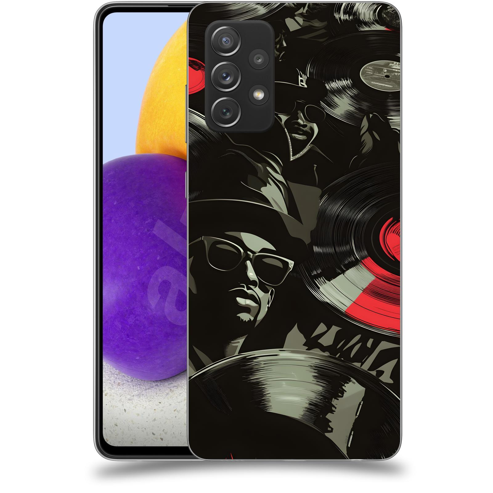 ACOVER Kryt na mobil Samsung Galaxy A72 A725F - Vinyl record 2