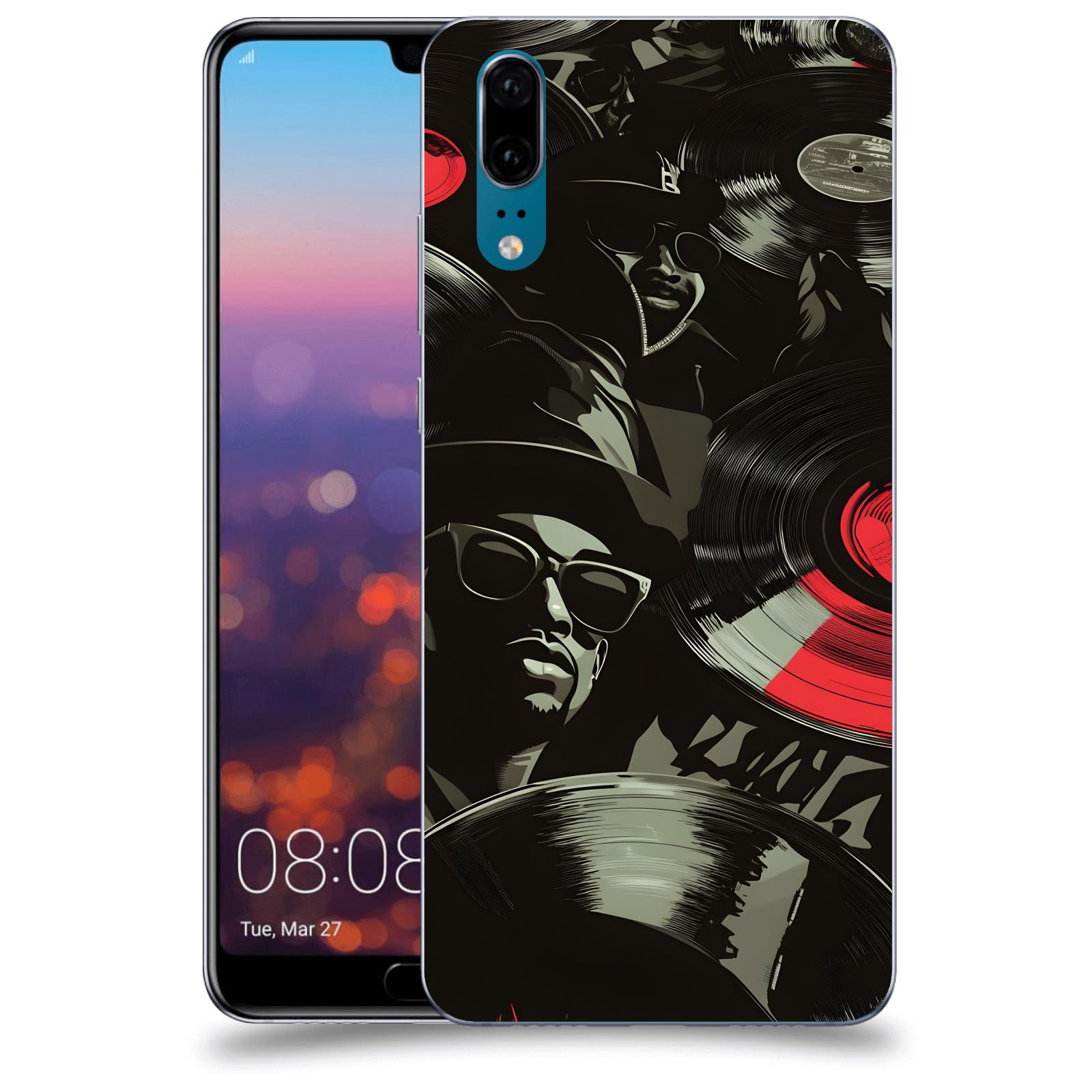 ACOVER Kryt na mobil Huawei P20 - Vinyl record 2