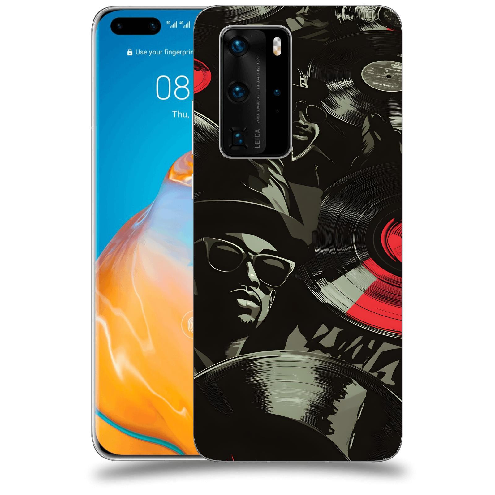ACOVER Kryt na mobil Huawei P40 - Vinyl record 2
