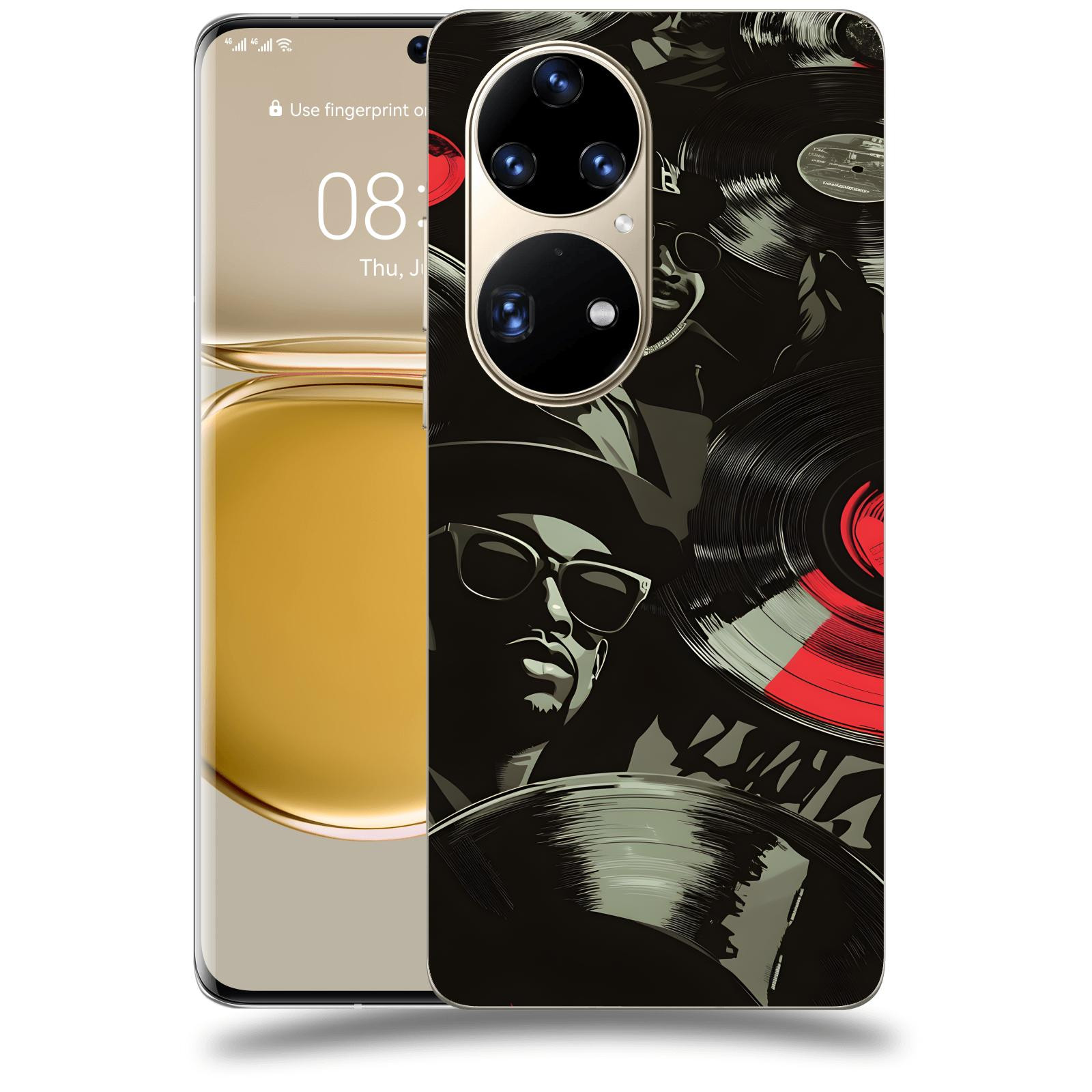 ACOVER Kryt na mobil Huawei P50 - Vinyl record 2