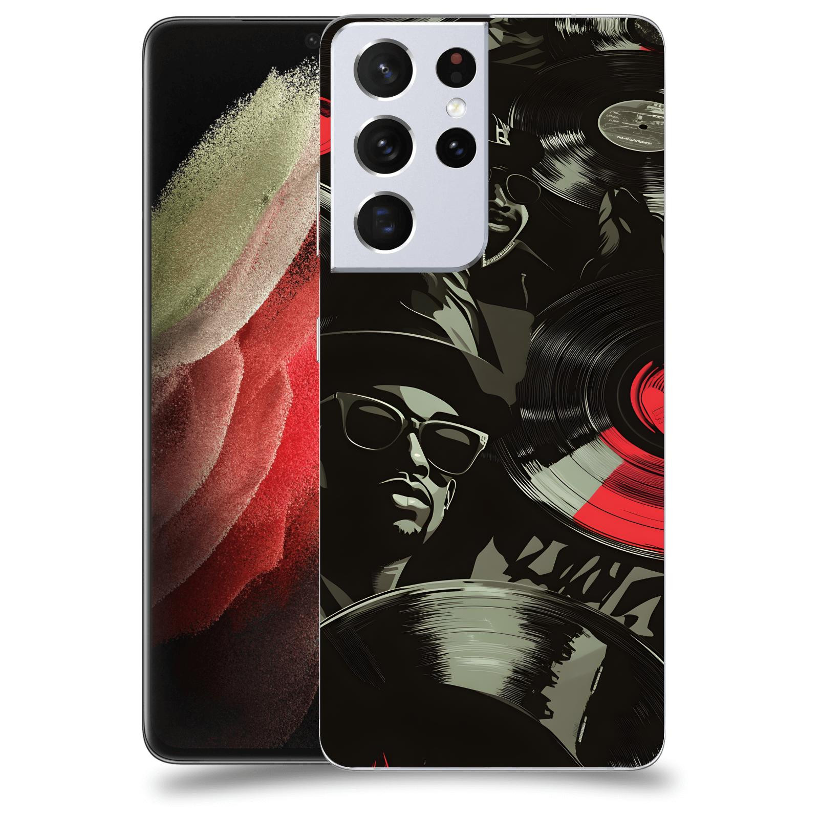 ACOVER Kryt na mobil Samsung Galaxy S21 Ultra 5G G998B - Vinyl record 2