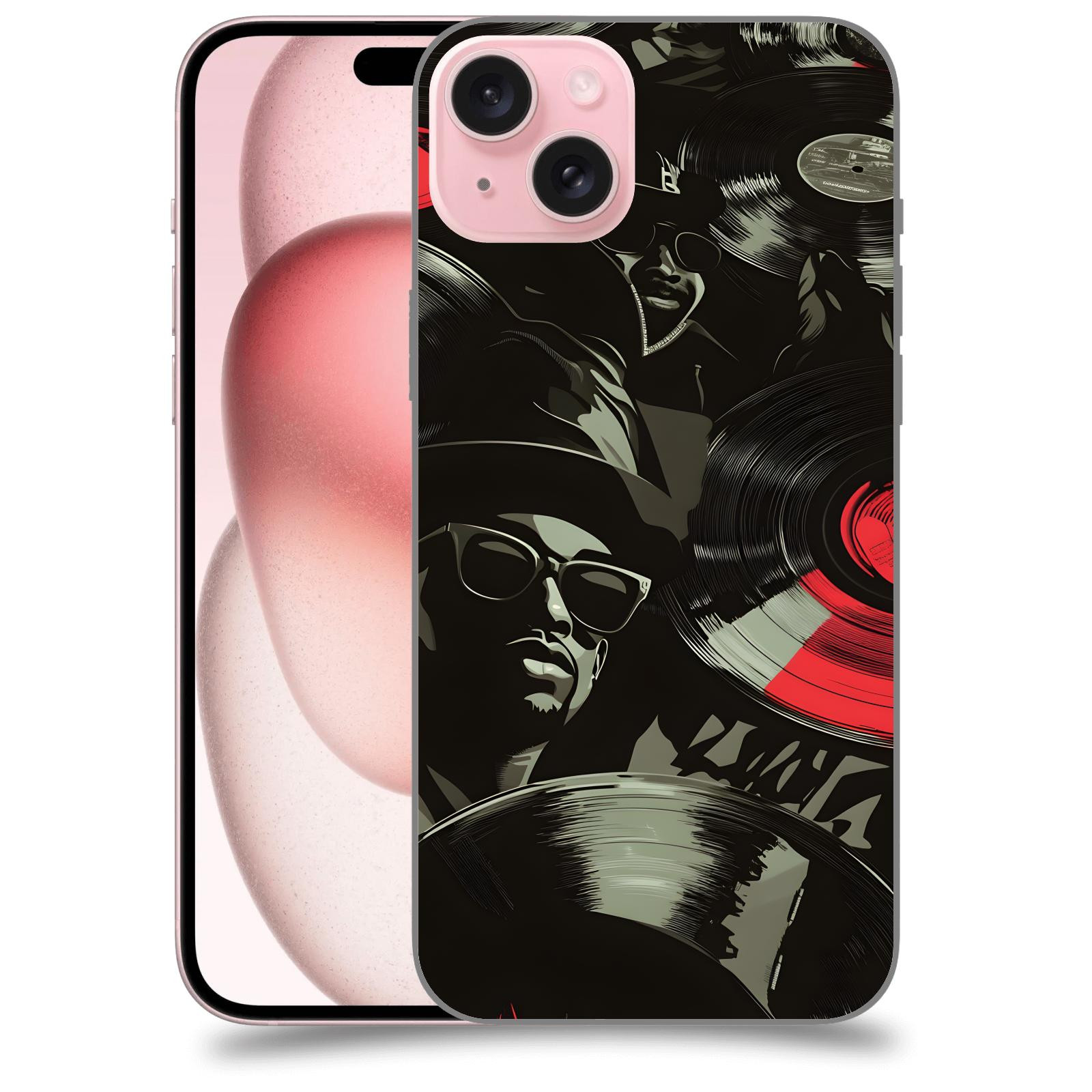 ACOVER Kryt na mobil Apple iPhone 15 plus - Vinyl record 2