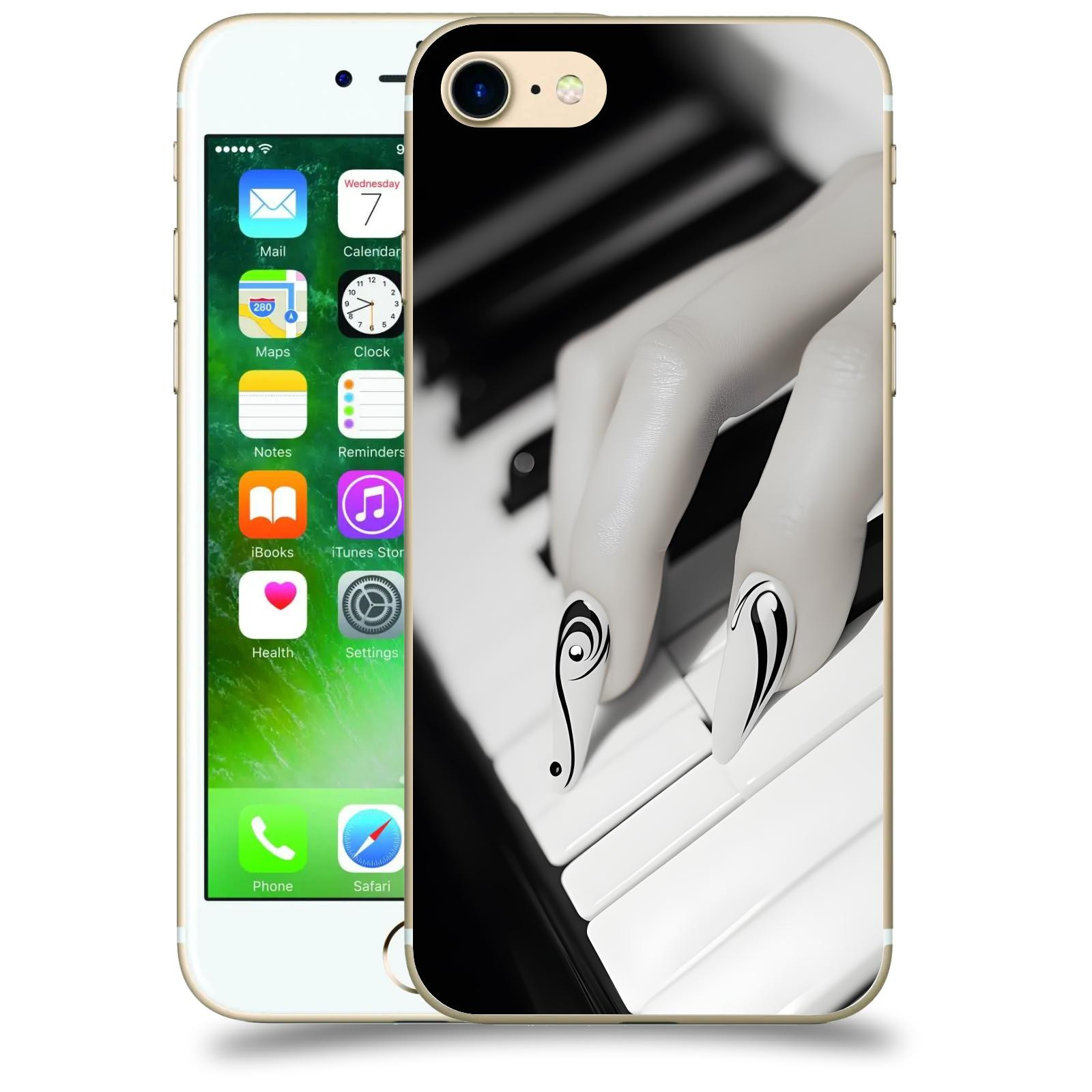 ACOVER Kryt na mobil Apple iPhone 7 - Piano