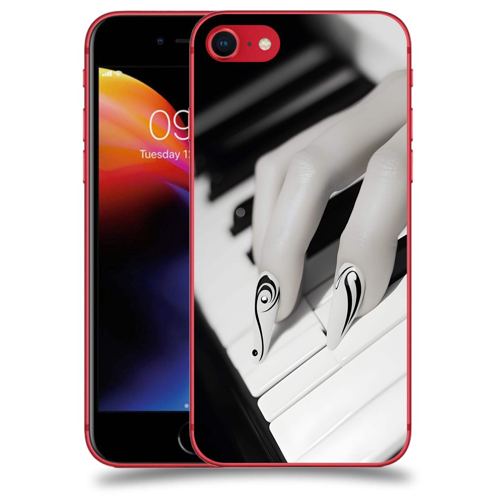 ACOVER Kryt na mobil Apple iPhone 8 - Piano