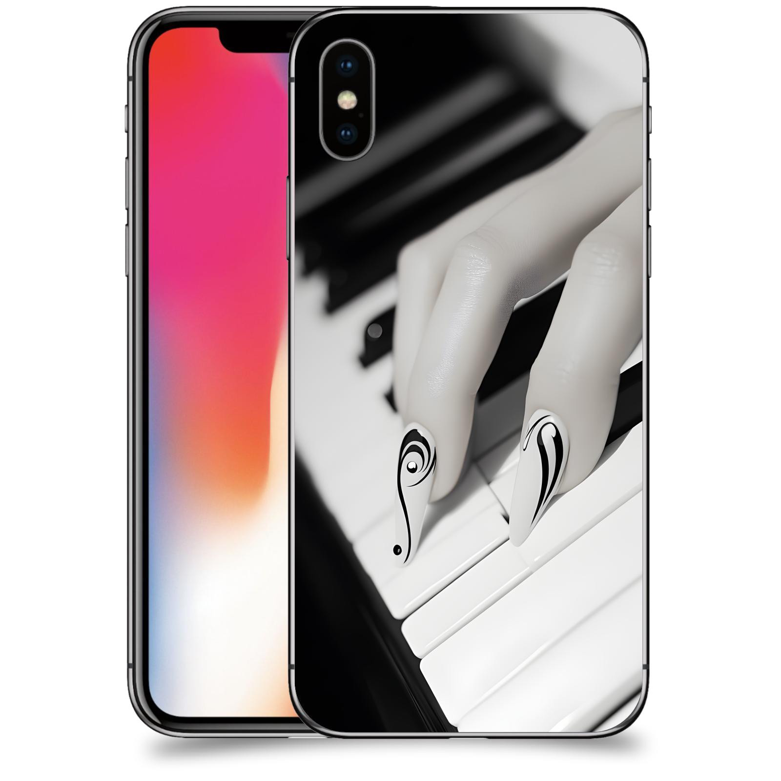 ACOVER Kryt na mobil Apple iPhone X/XS - Piano