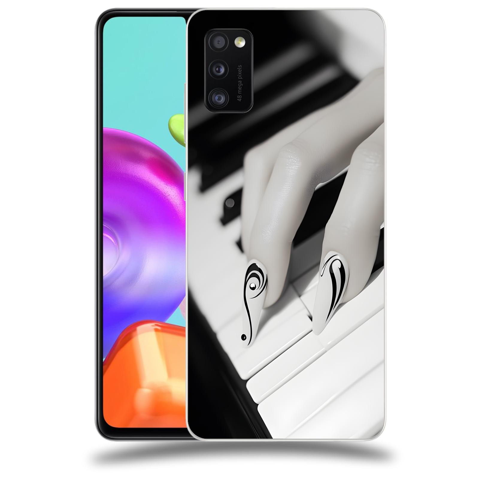 ACOVER Kryt na mobil Samsung Galaxy A41 A415F - Piano